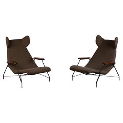 Mid-Century 1955 Vintage Carlo Hauner Chaise Longue