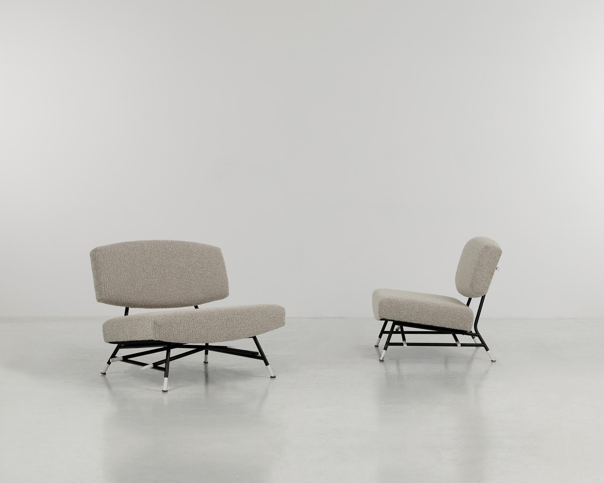 Chaises longues Luisa & Ico Parisi du milieu du siècle 1955 Bon état - En vente à London, GB