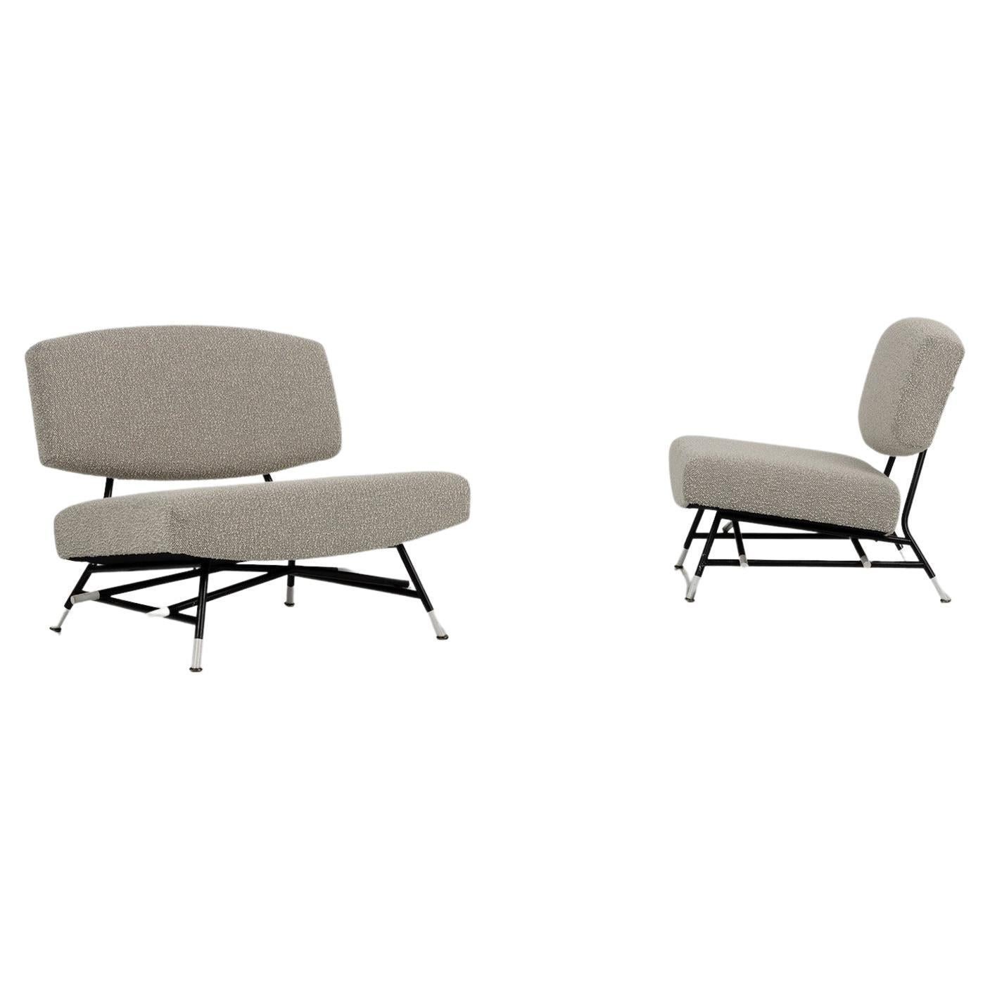 Chaises longues Luisa & Ico Parisi du milieu du siècle 1955 en vente