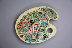 Tavolino souvenir dell'Esposizione Universale di Bruxelles del 1958, metà del secolo scorso