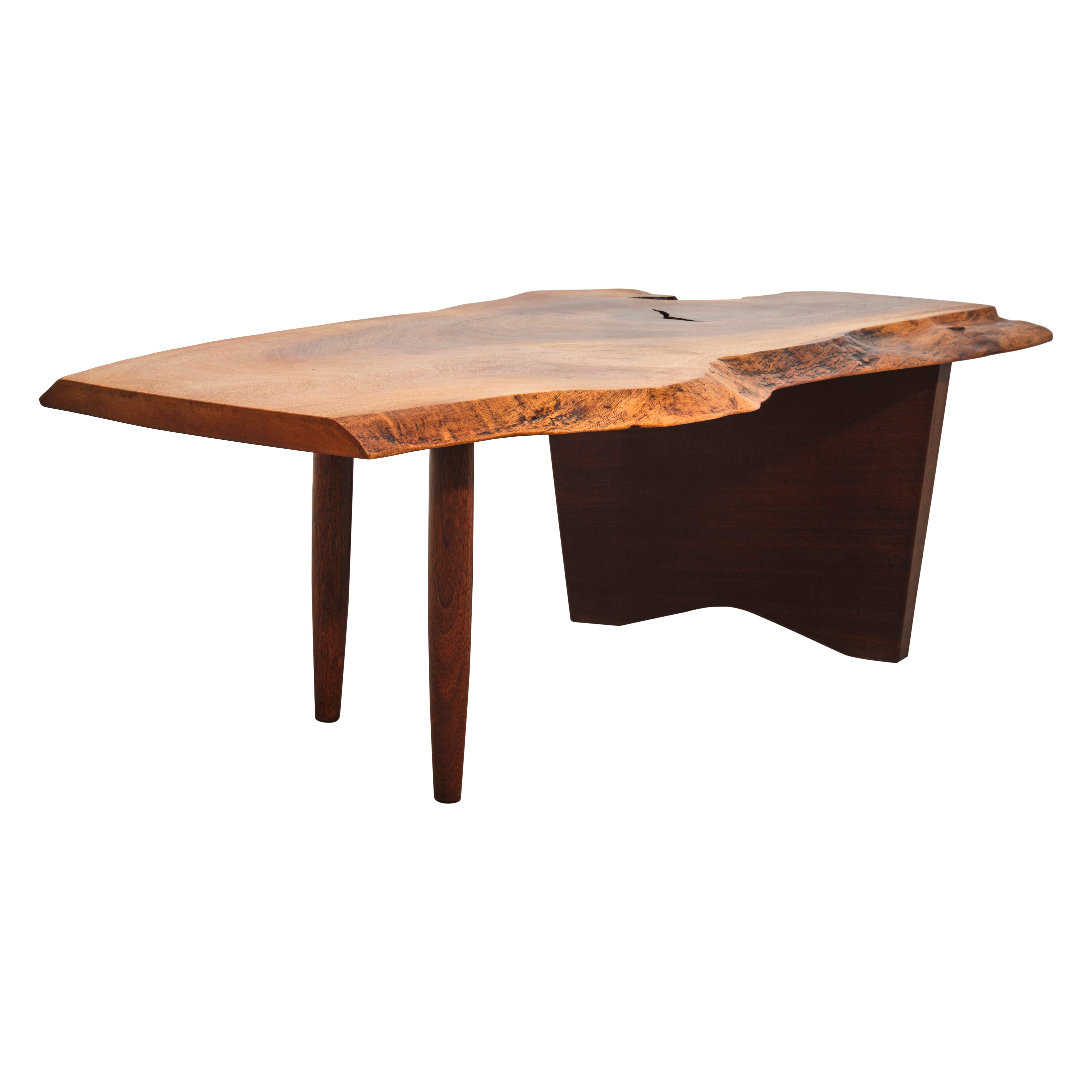 Mid-Century 1959 Vintage George Nakashima Slab Coffee Table For Sale