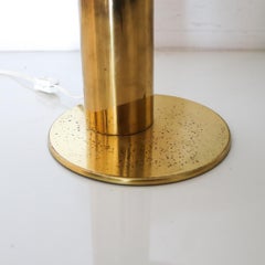 Mid Century 1960 Modernist Cantilever Table Lamp In Brushed Polished Brass