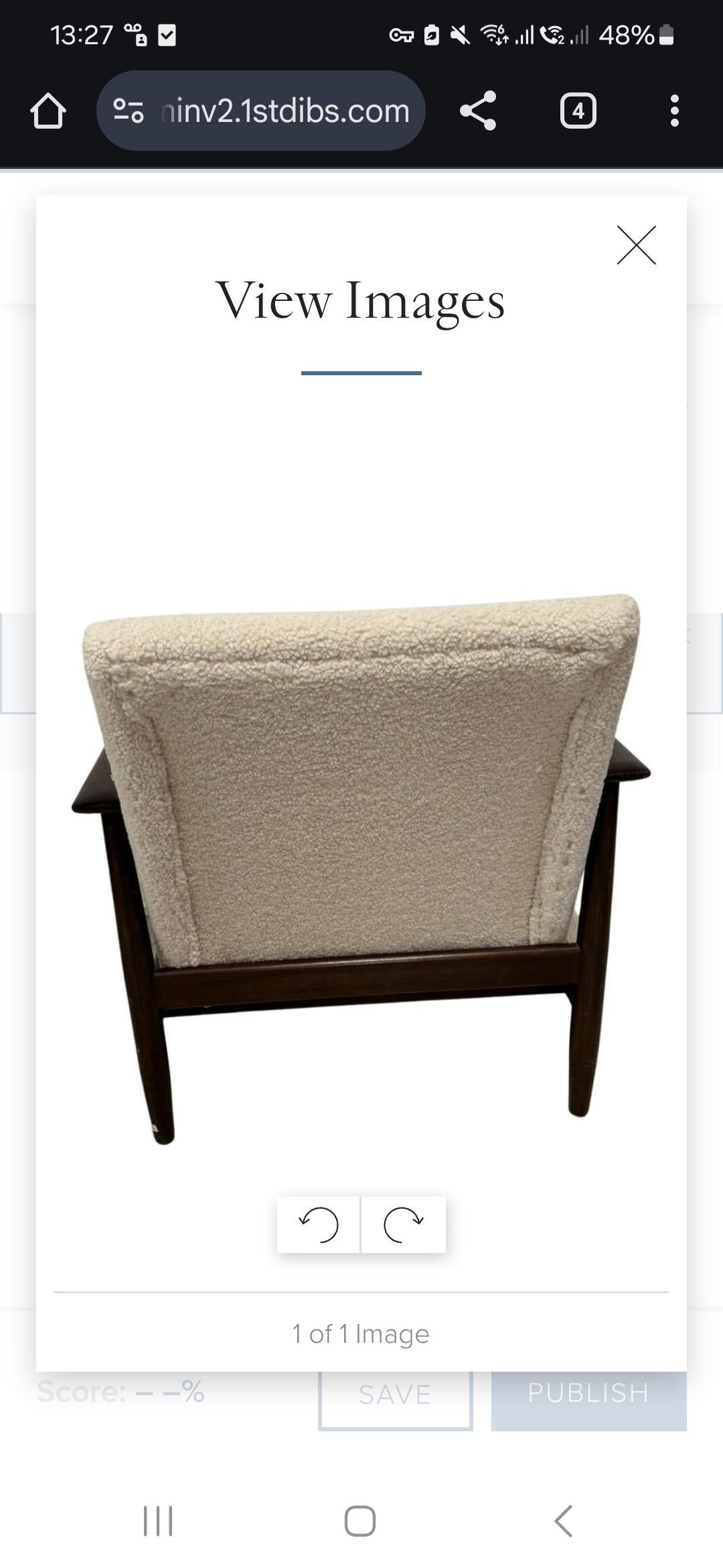 Mid Century 1960s Afromosia Sessel (Dänisch) im Angebot