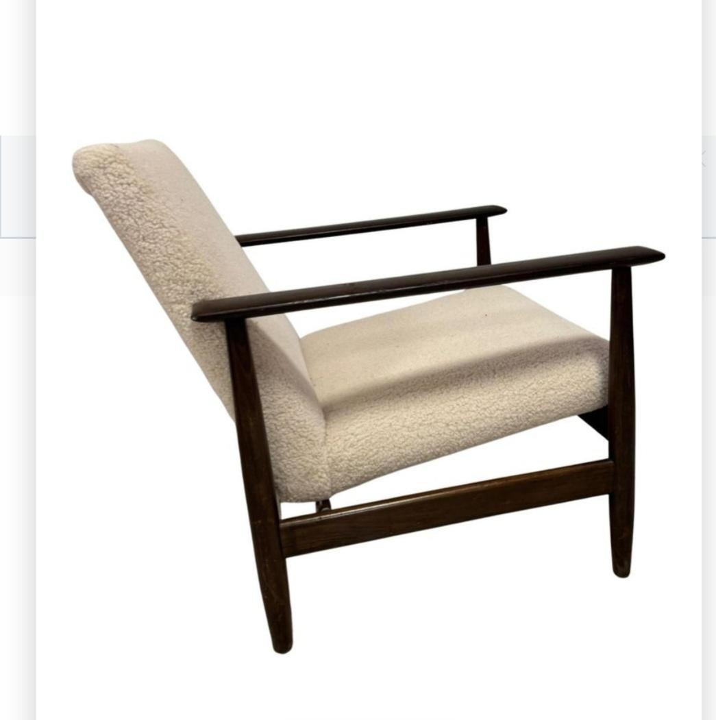 Mid Century 1960s Afromosia Sessel (Teakholz) im Angebot