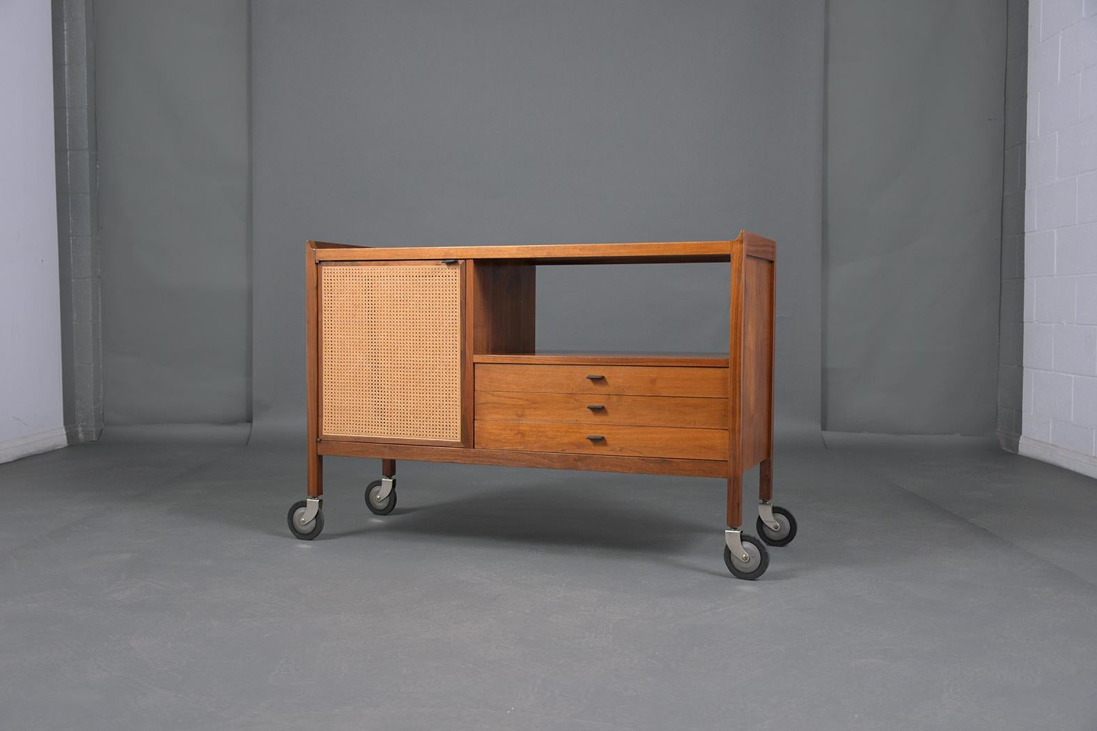 Mid-Century 1960s Danish Bar Cart 8