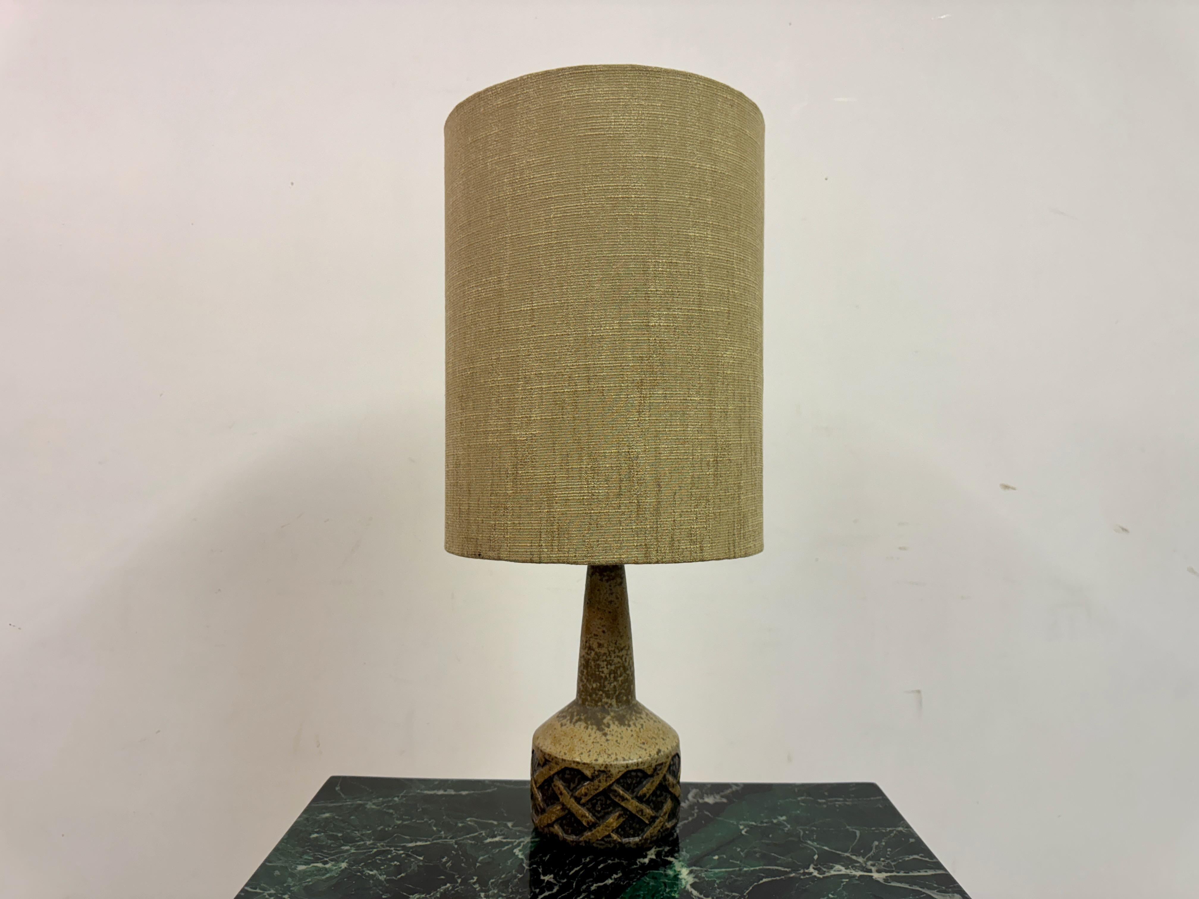 Mid-Century Modern Mid Century 1960s Danish Ceramic Table Lamp by Søholm Stentoj For Sale