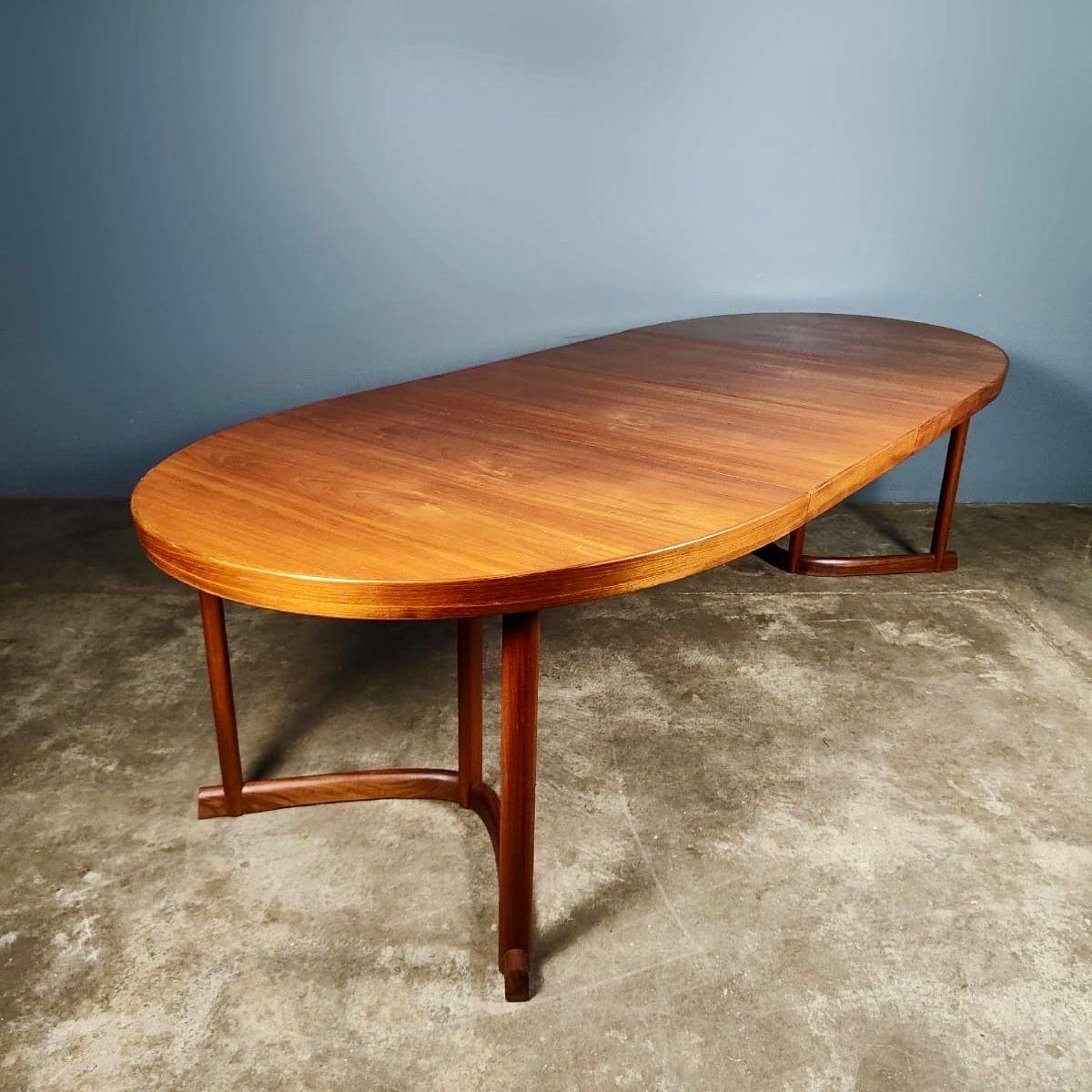 Mid-Century Modern Mid Century 1960s Danish Dining Table By Johannes Andersen Vintage Retro MCM