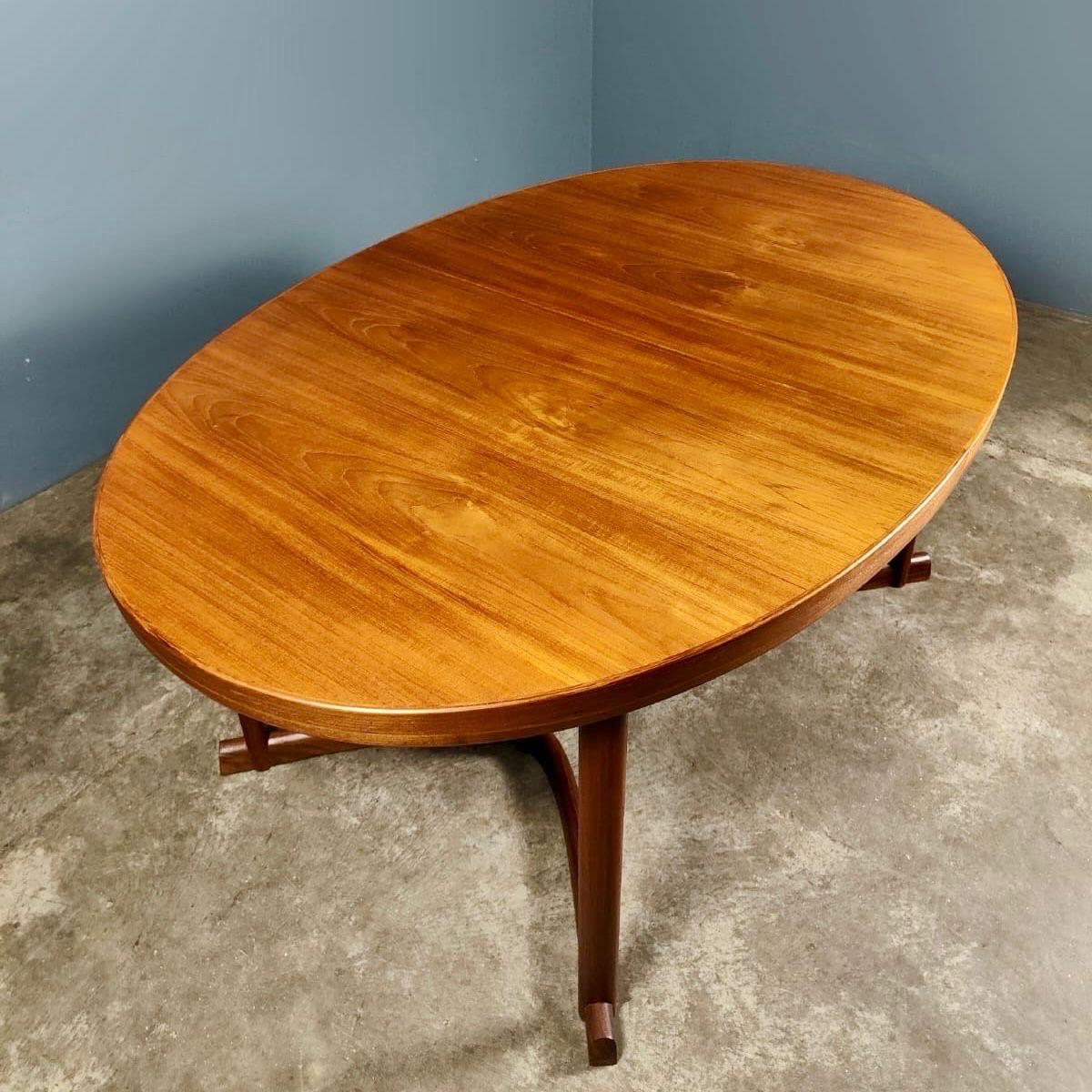 Mid-20th Century Mid Century 1960s Danish Dining Table By Johannes Andersen Vintage Retro MCM