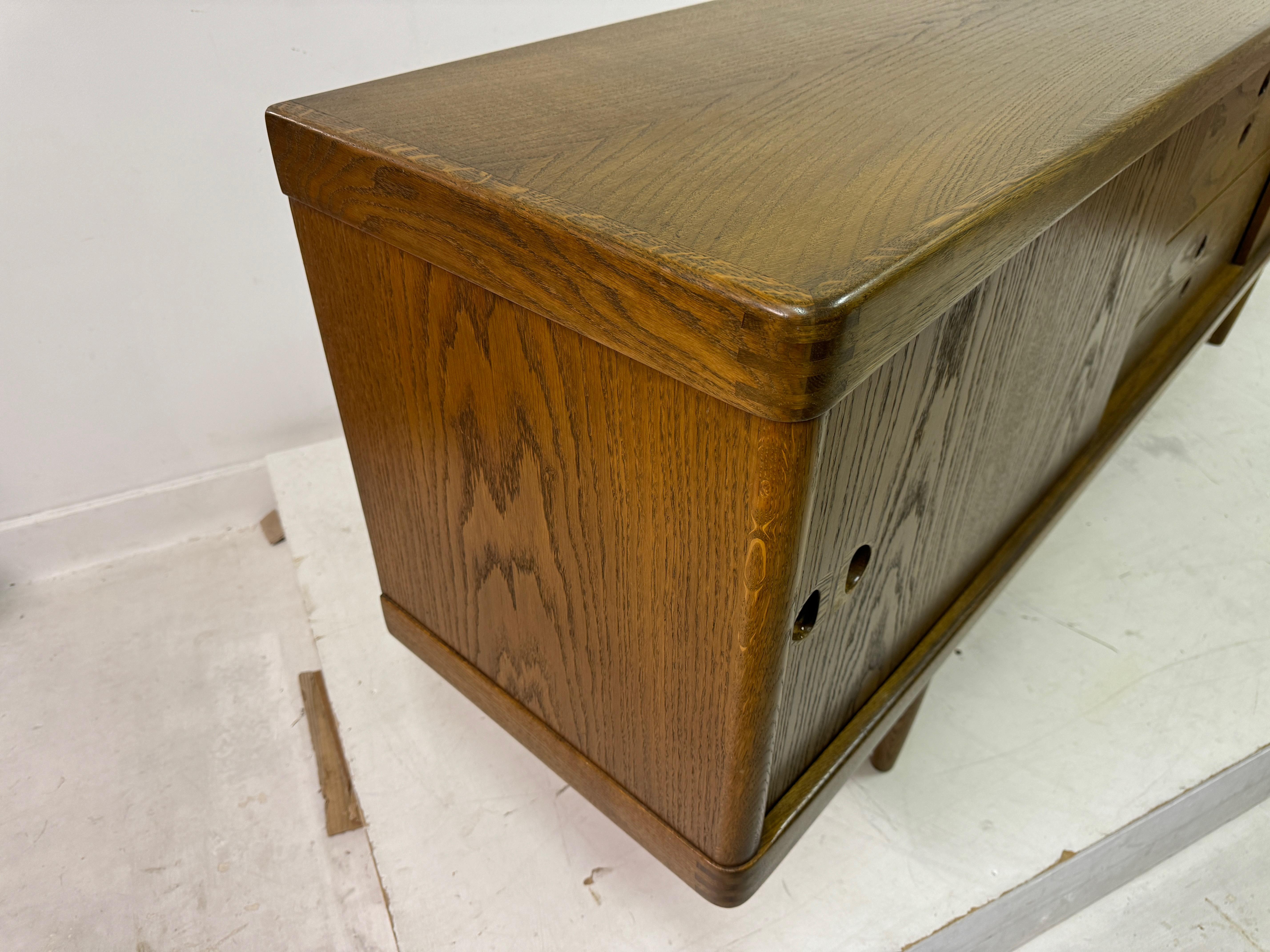 Mid Century 1960s Danish Oak Sideboard by H.W Klein for Bramin 11