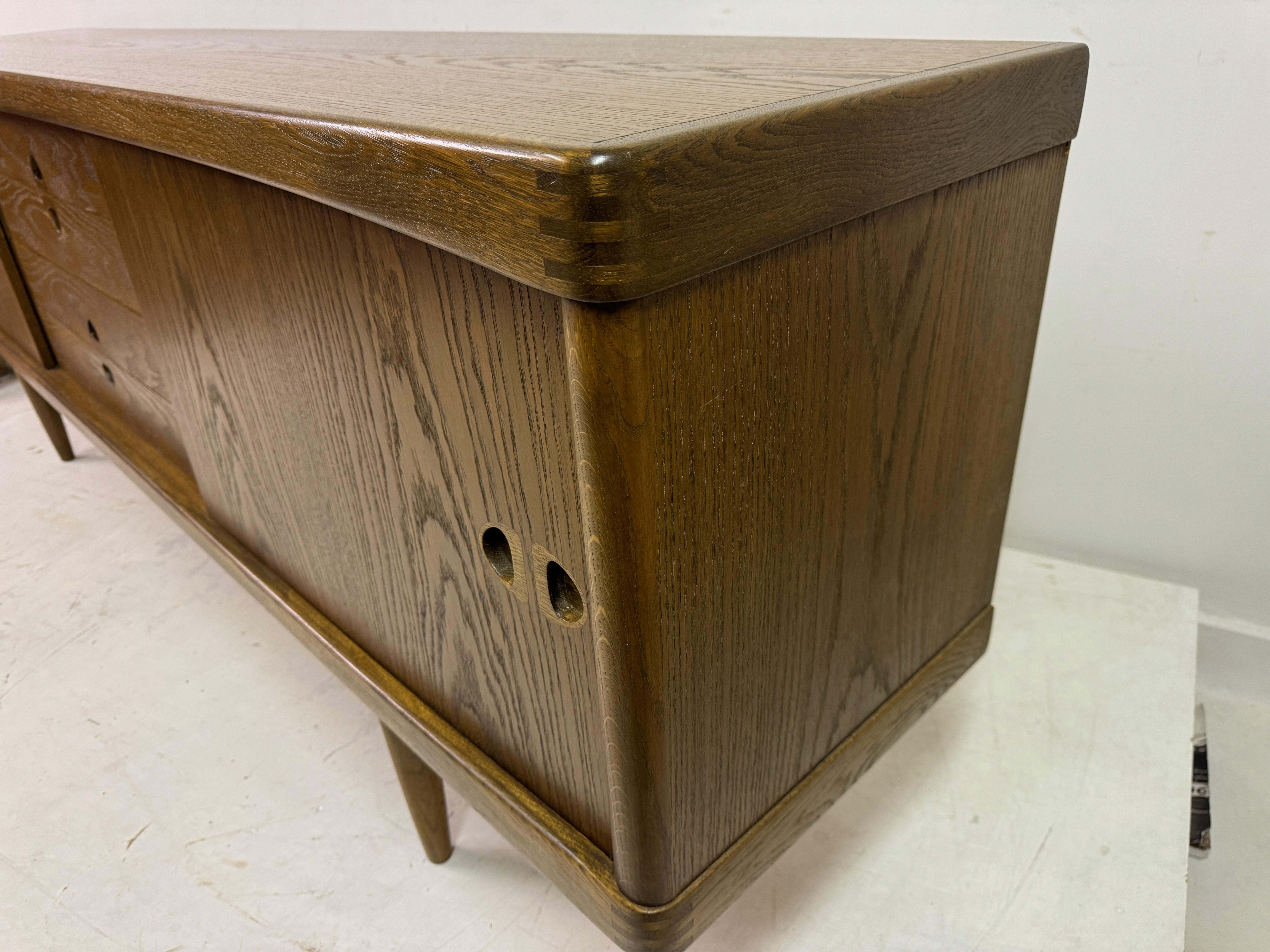Mid Century 1960s Danish Oak Sideboard by H.W Klein for Bramin 12