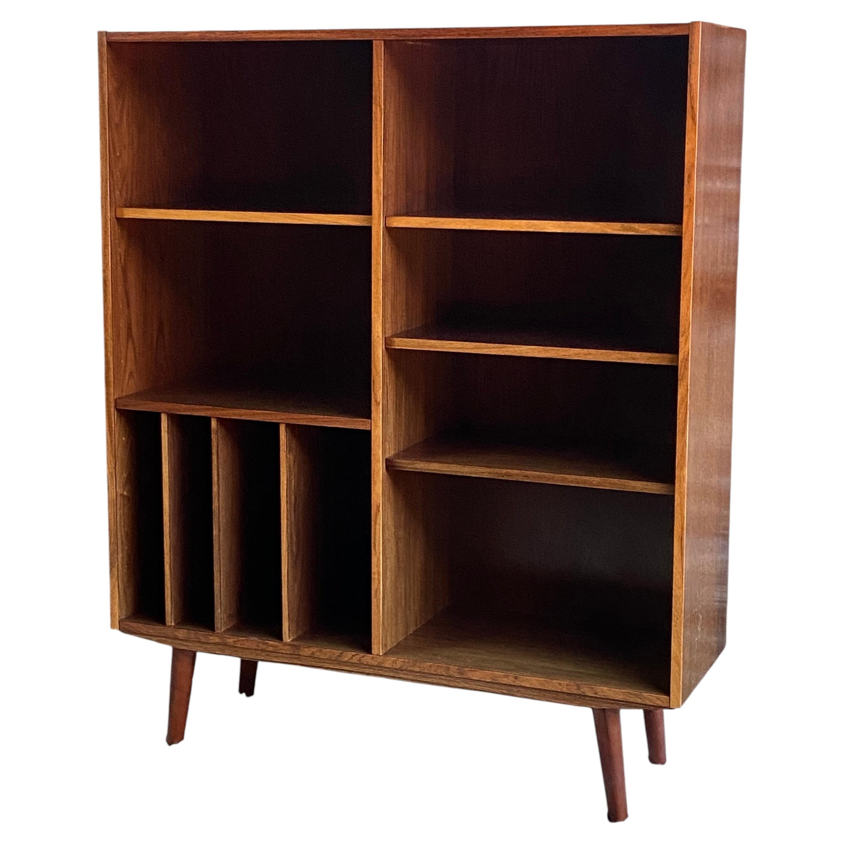 Mid century 1960's Danish rosewood bookcase - record cabinet - Poul Hundevad