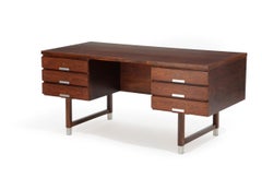 Midcentury 1960s Danish Rosewood Desk by Kai Kristensen