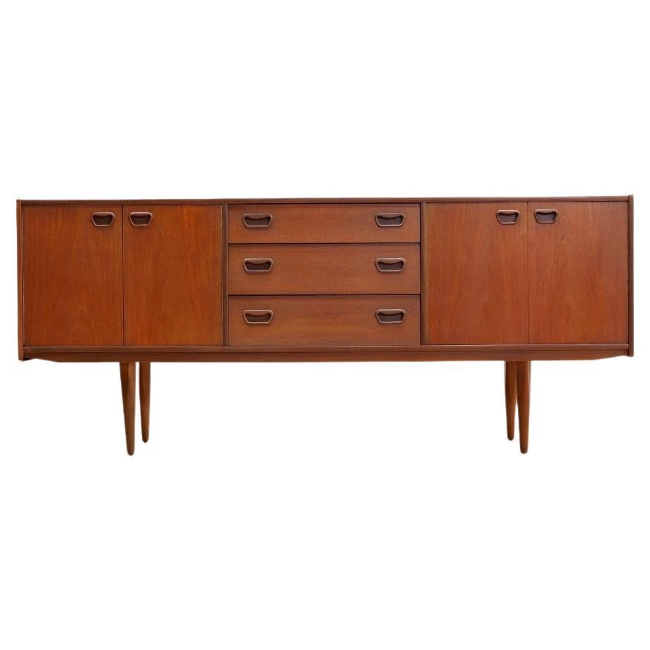 Mid Century 1960s Danish Teak Credenza