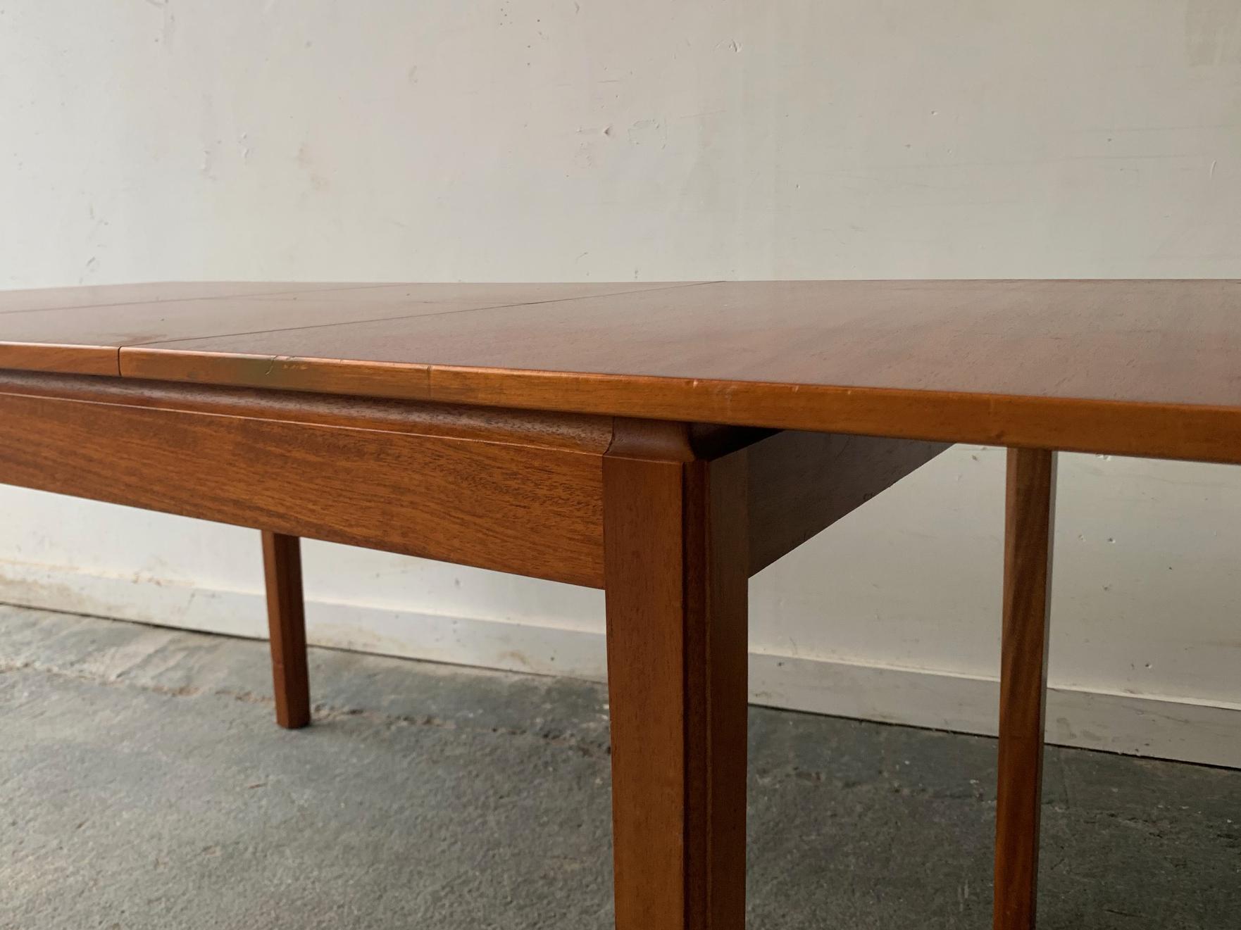 20th Century Mid century 1960’s extending dining table by A.H.Mcintosh of Kirkcaldy For Sale