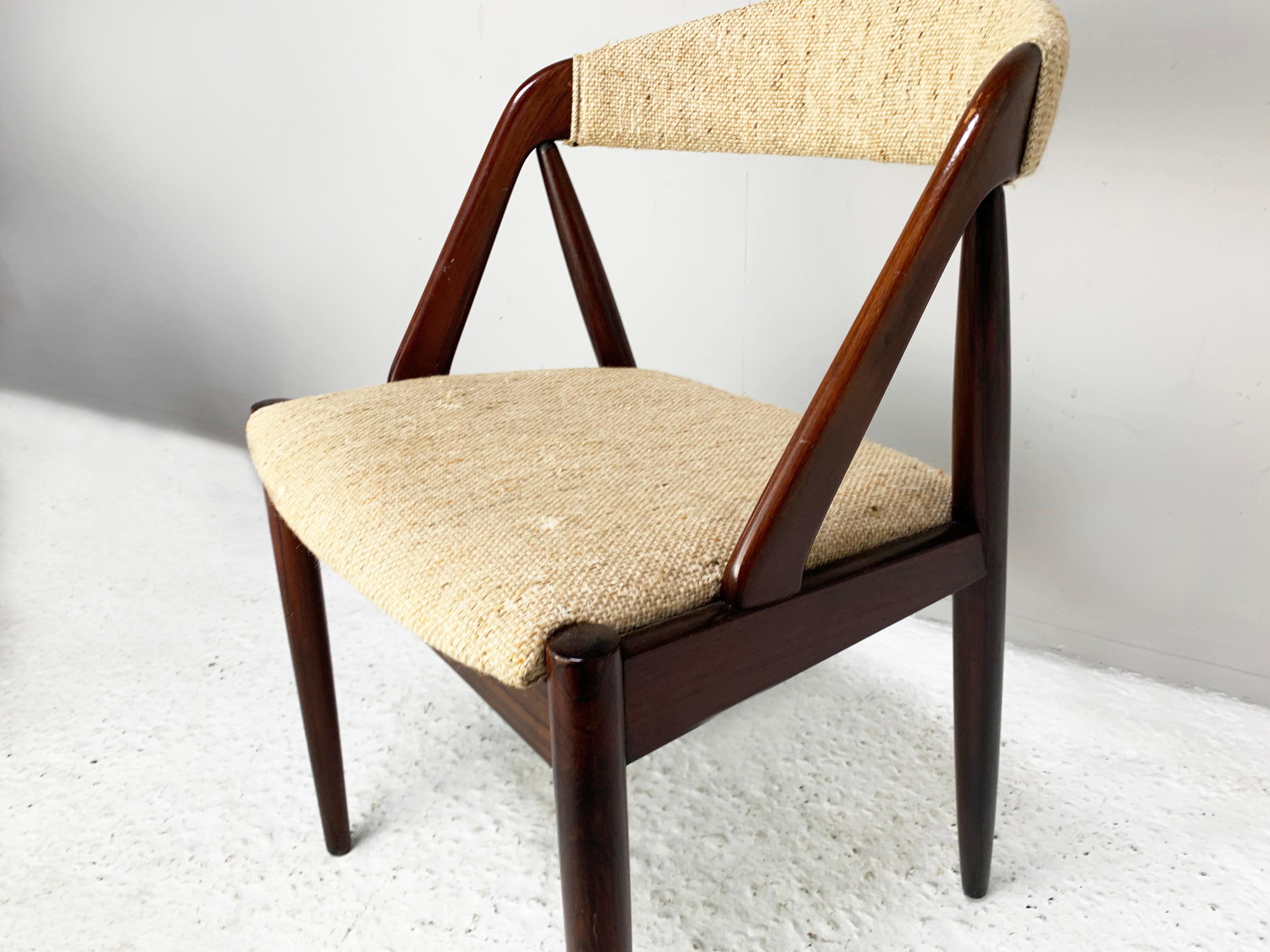 Mid-Century Modern Mid Century 1960’s Kai Kristiansen No 31 Dining Chair for Schou Andersen For Sale