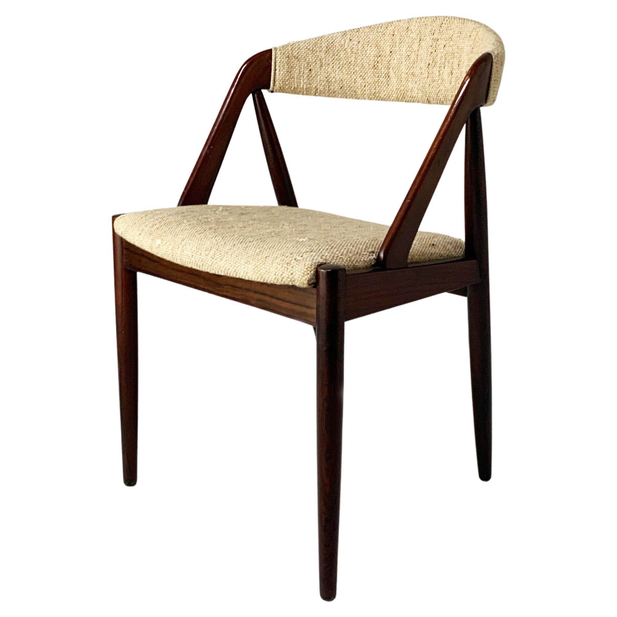 Mid Century 1960’s Kai Kristiansen No 31 Dining Chair for Schou Andersen For Sale