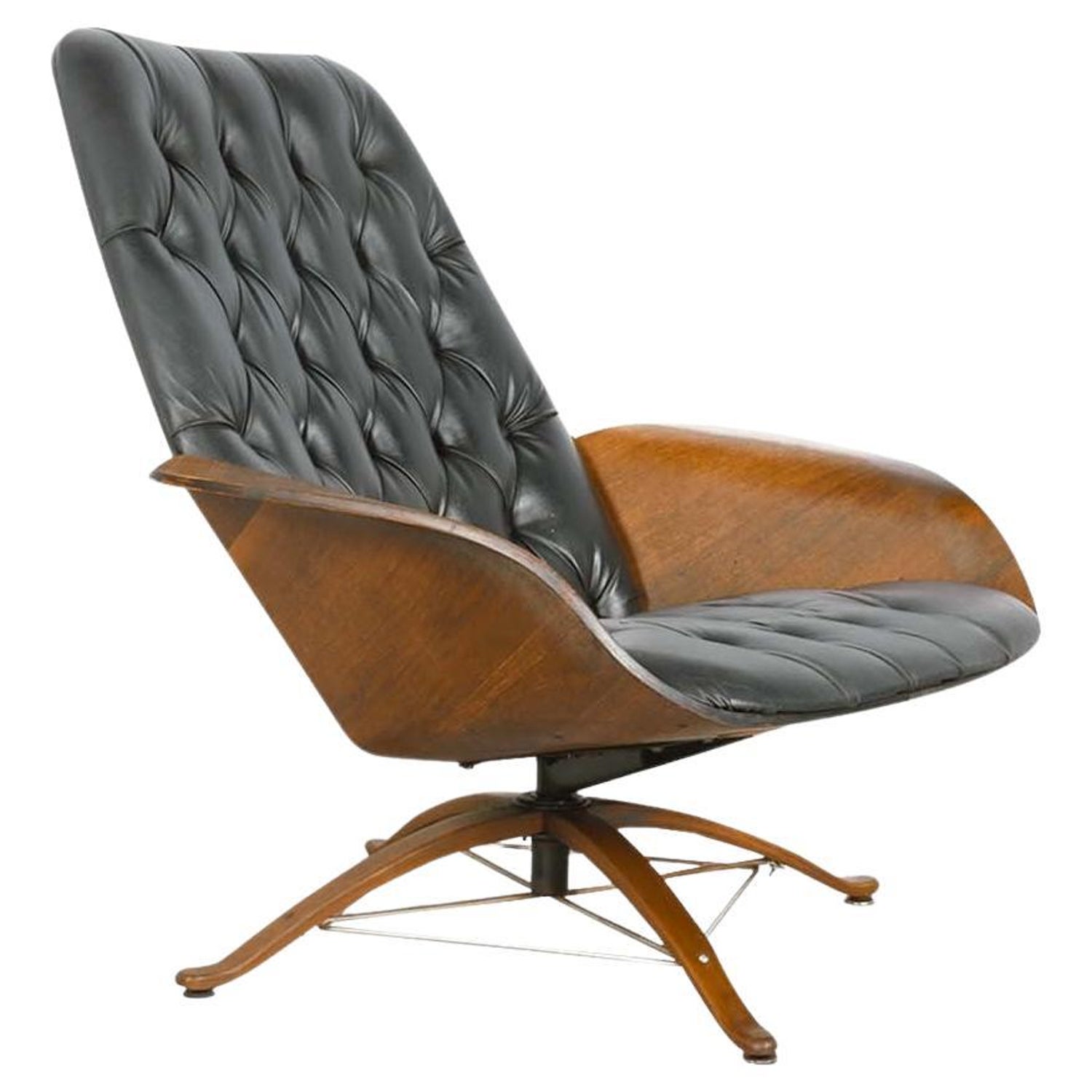 Mid Century 1960s Plycraft Mr. Chair Lounge Chair George Mulhauser For Sale  at 1stDibs | mr chair mulhauser
