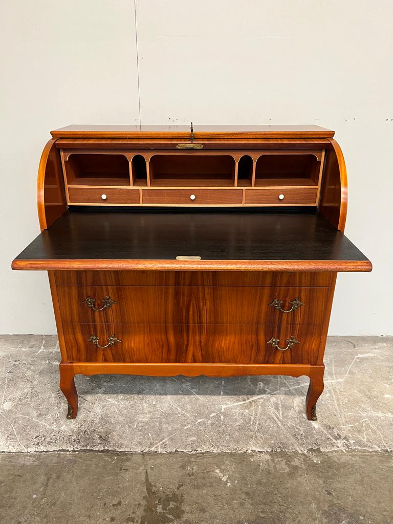 Scandi Roll Top Büro-/Schreibtisch aus Teakholz von Egon Ostergaard, Mitte des Jahrhunderts 1960er Jahre im Angebot 5