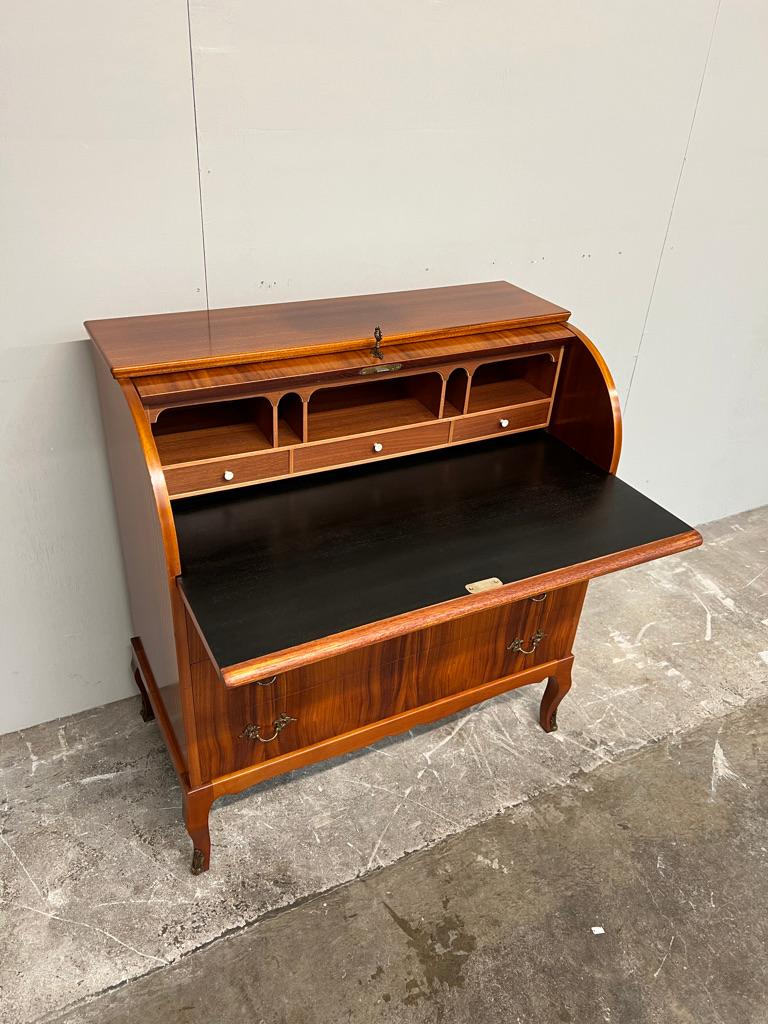 Scandi Roll Top Büro-/Schreibtisch aus Teakholz von Egon Ostergaard, Mitte des Jahrhunderts 1960er Jahre im Angebot 7