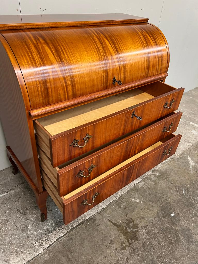 Scandi Roll Top Büro-/Schreibtisch aus Teakholz von Egon Ostergaard, Mitte des Jahrhunderts 1960er Jahre im Angebot 8