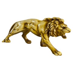 Sculpture de lion sinueux du milieu des années 1960