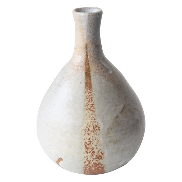 Mid Century 1960s Studio Pottery Vase For Sale