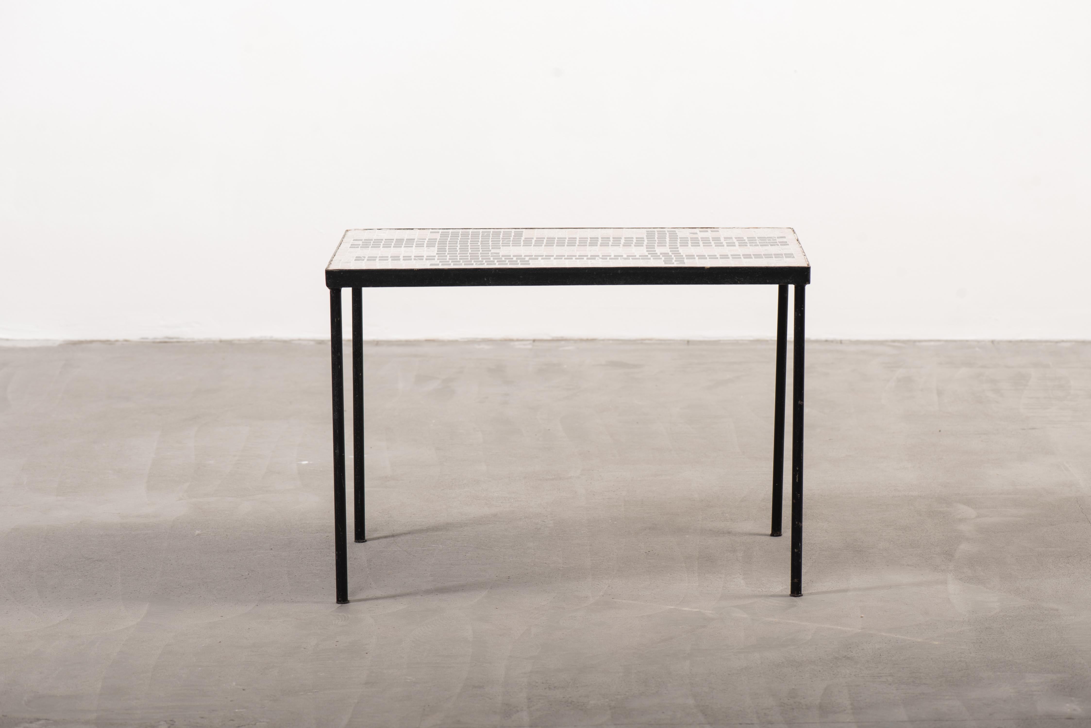 Cast Mid-Century 1960’s Terrazzo Mosaic Coffee Table