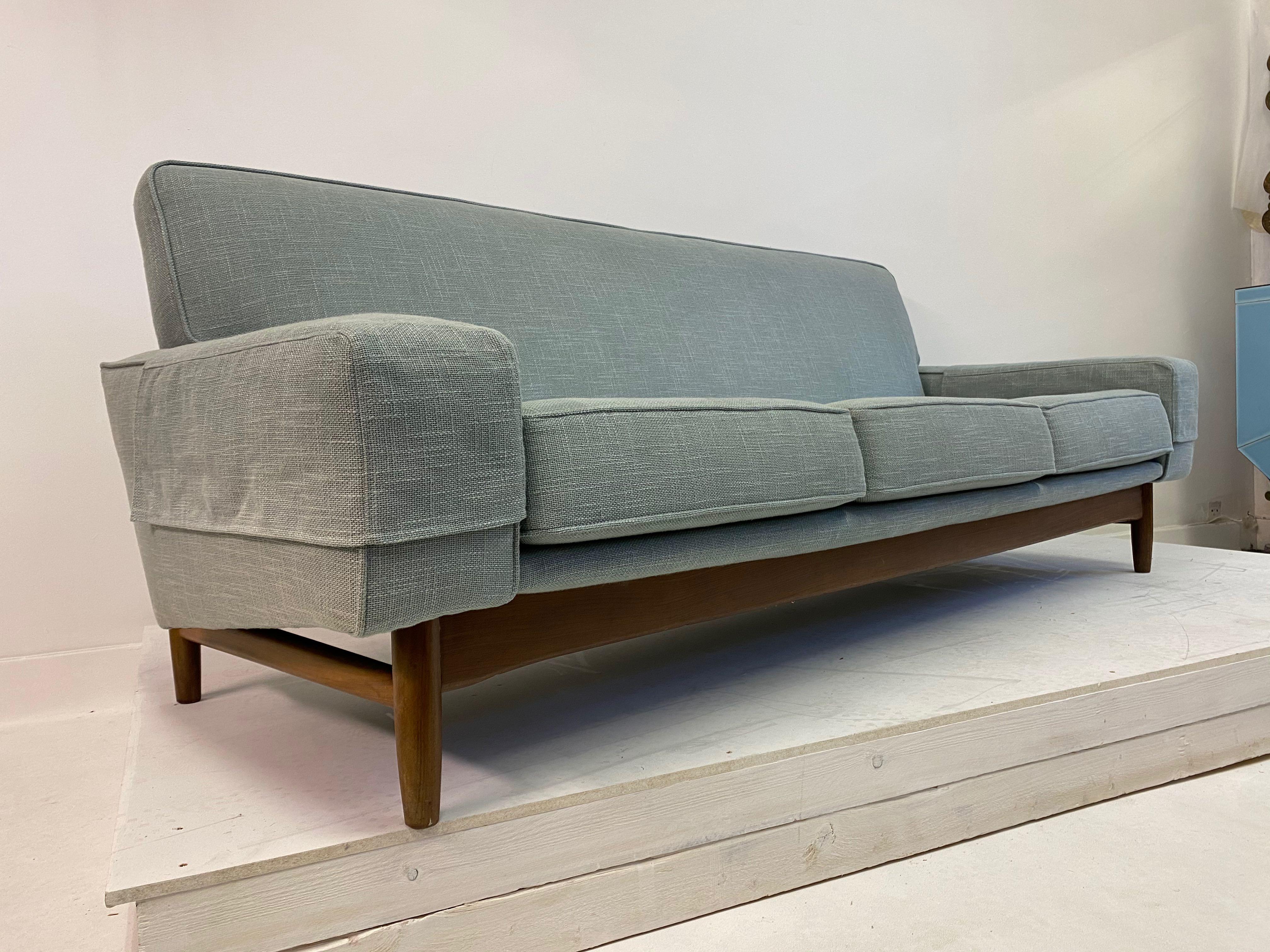 Mid-Century Modern Midcentury 1960s Three-Seat Teak Sofa by Ib Kofod-Larsen for G Plan