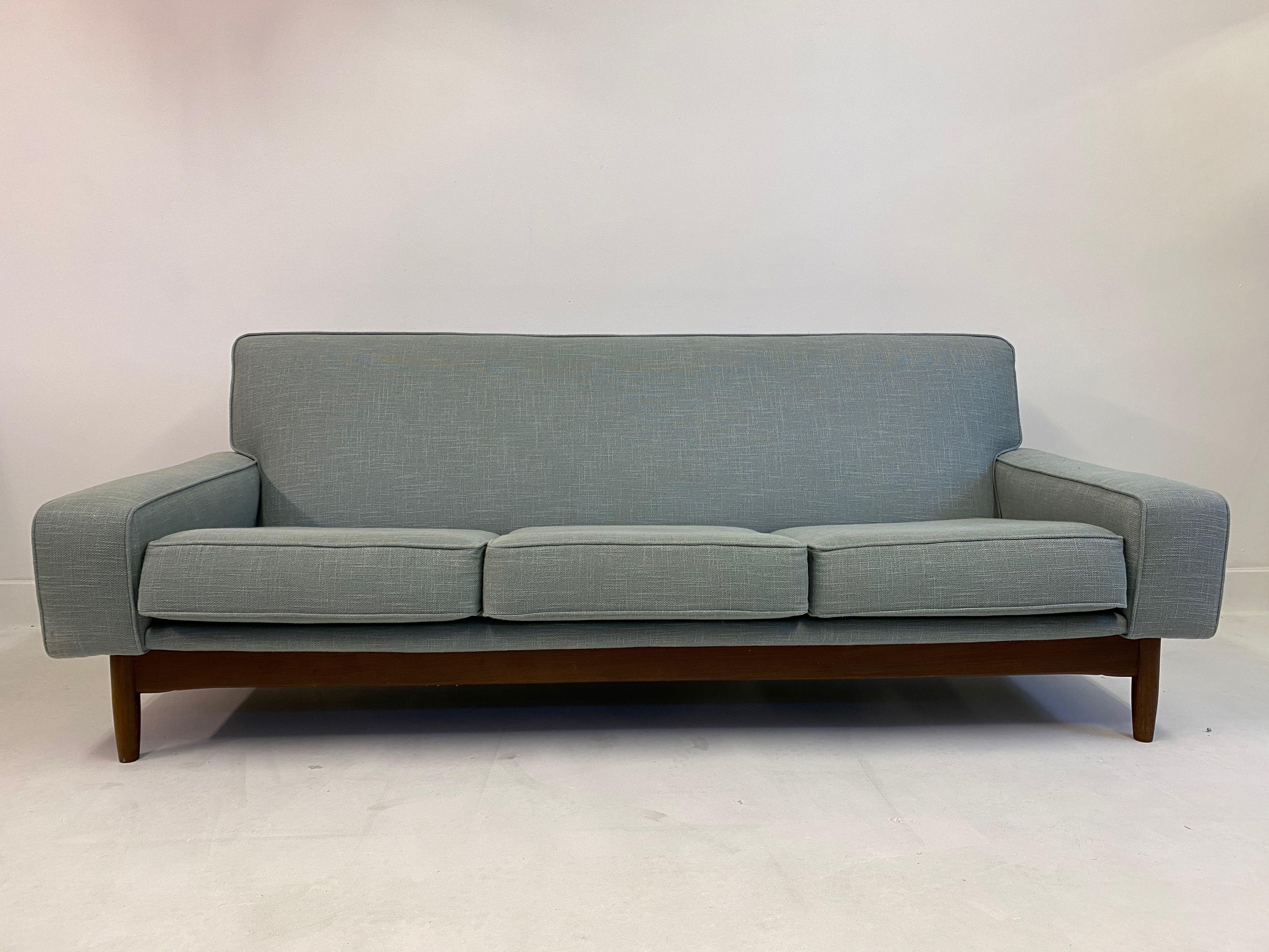 British Midcentury 1960s Three-Seat Teak Sofa by Ib Kofod-Larsen for G Plan