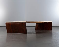 Mid-Century 1960s Vintage Jorge Zalszupin Romana Coffee Table