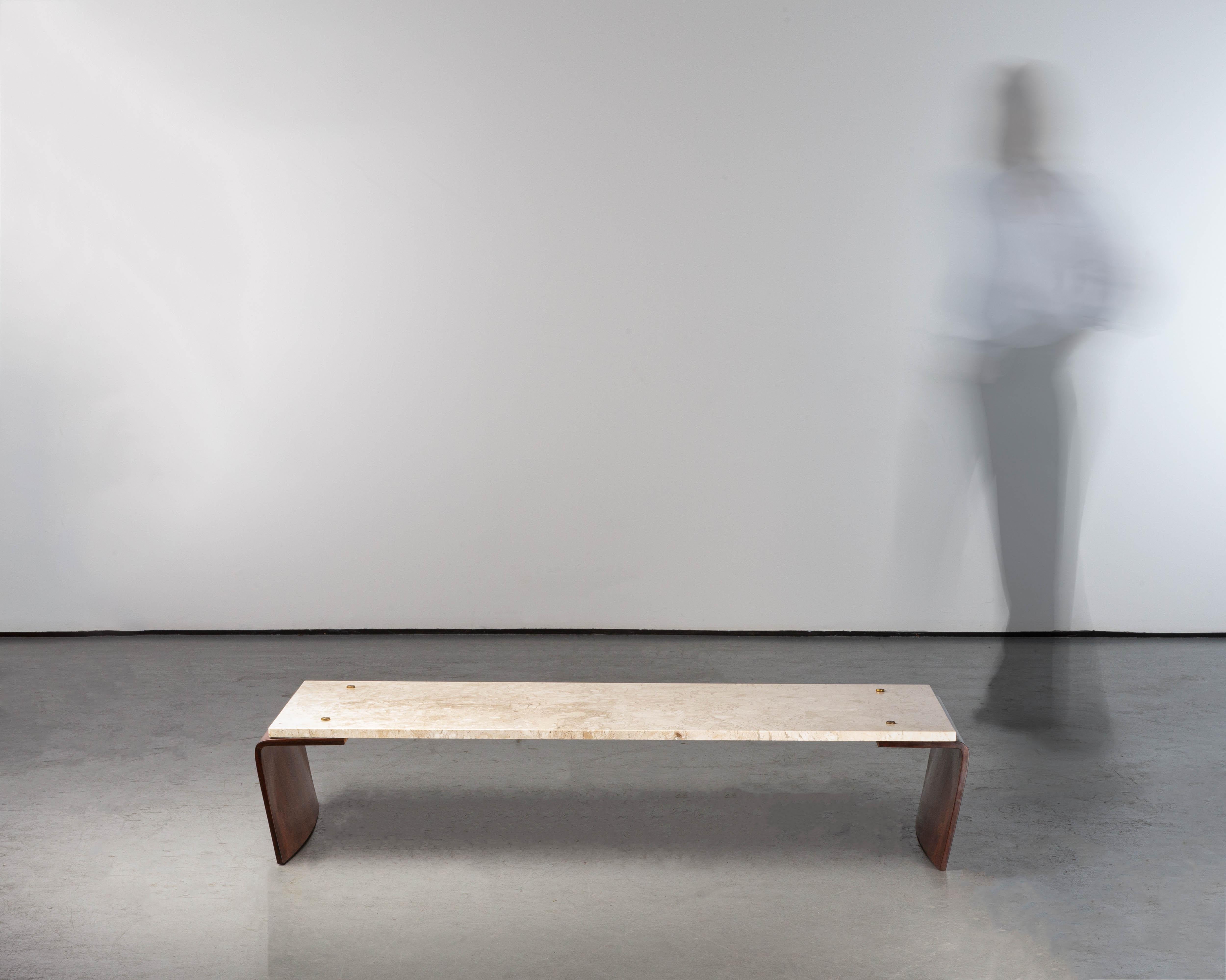 Milieu du XXe siècle Table basse Romana Vintage Jorge Zalszupin Mid-Century 1960s en vente