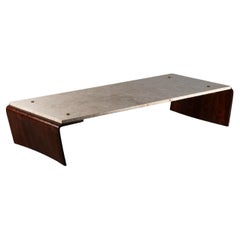 Mid-Century 1960s Vintage Jorge Zalszupin Romana Coffee Table