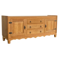 Mid century 1970's Danish oak sideboard cabinet - Henning Kjaernulf