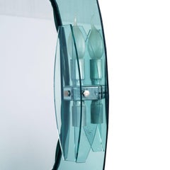 Medioevo, 1960 Fontana Arte  Specchio da parete, console e applique, etichetta Fontanit