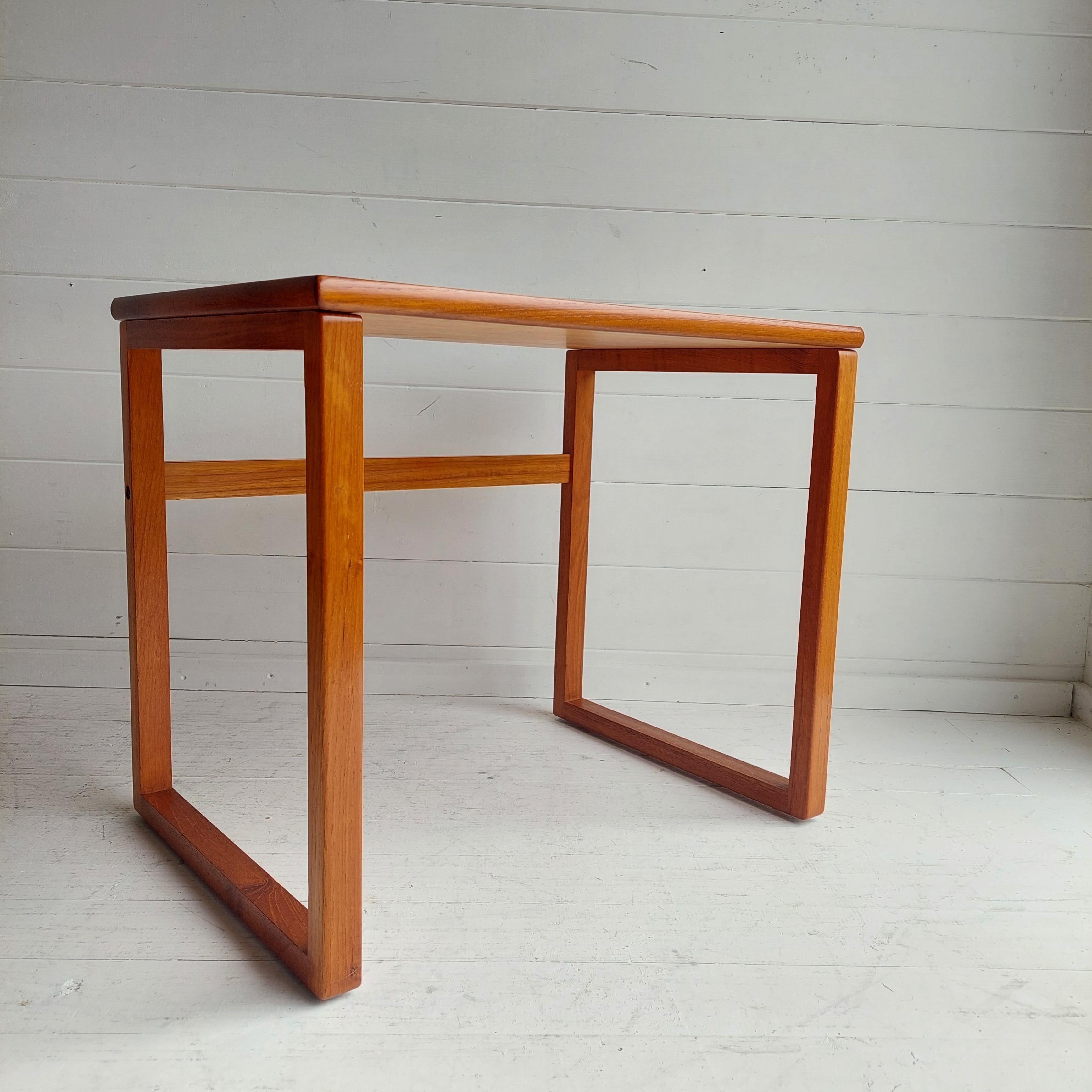 Midcentury 1970s Gplan Style Teak Side End Occasional Table 1