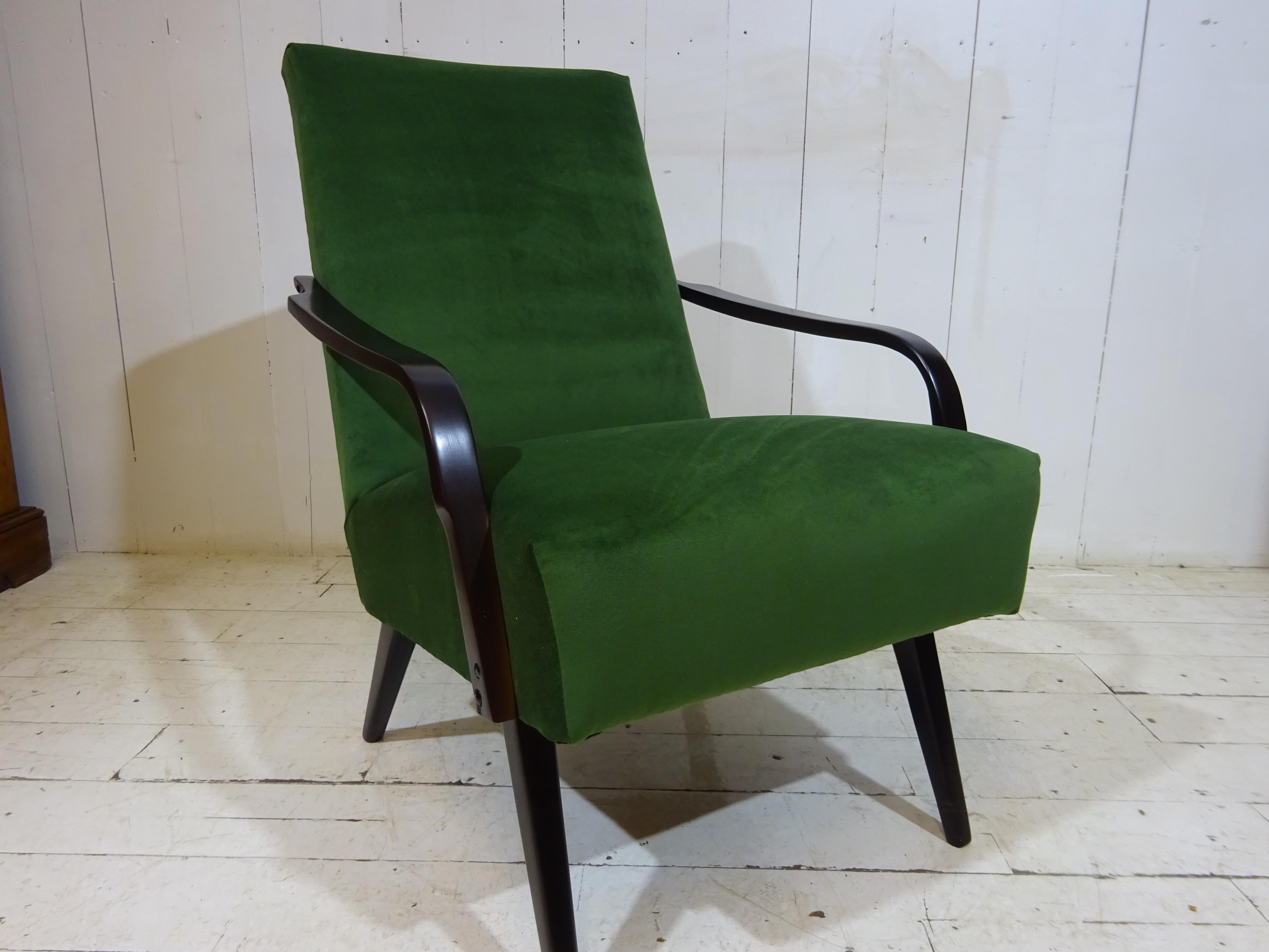 Midcentury 1970s Lounge Chair by Smidek In Good Condition In Tarleton, GB