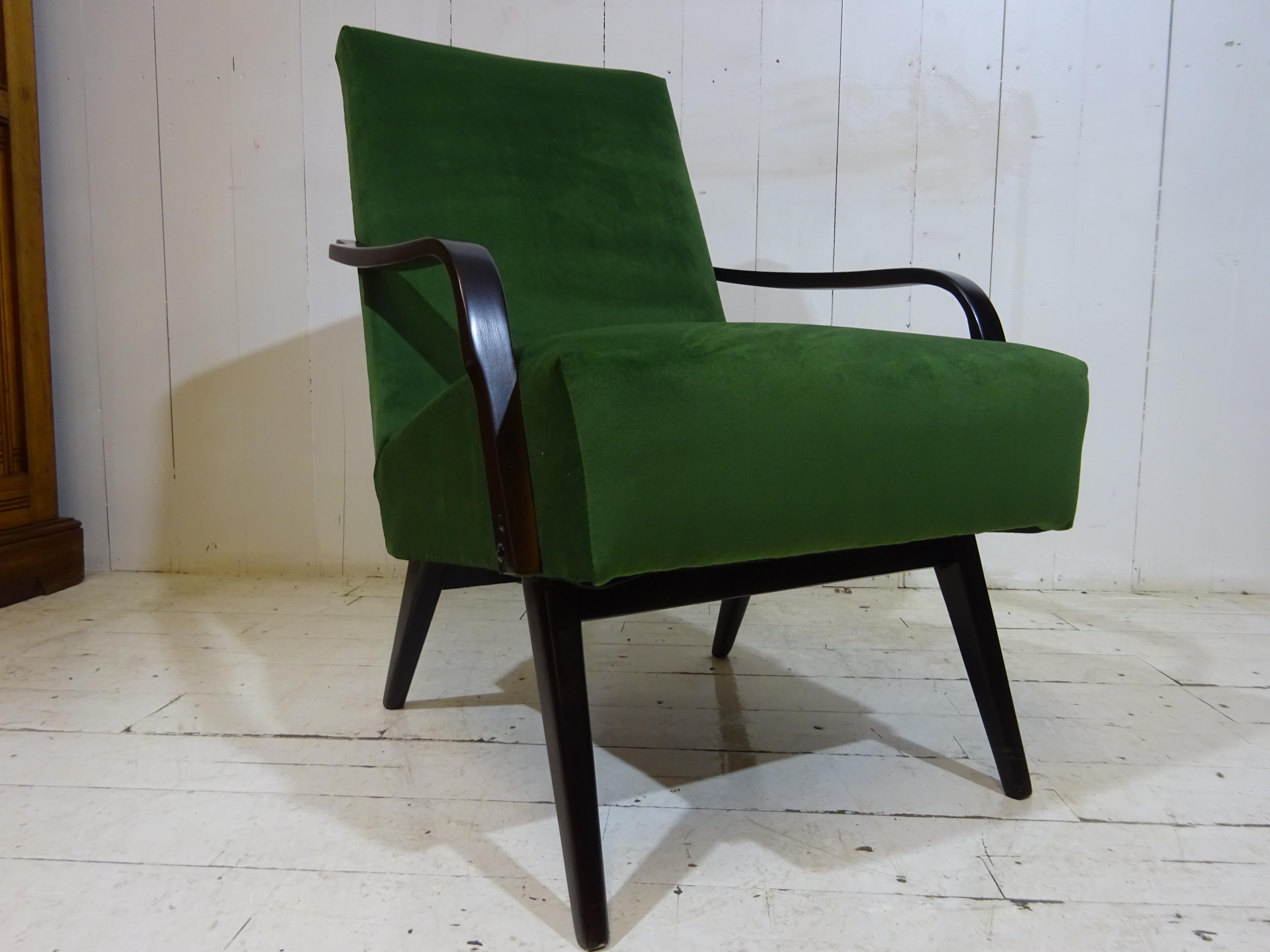 Late 20th Century Midcentury 1970s Lounge Chair by Smidek