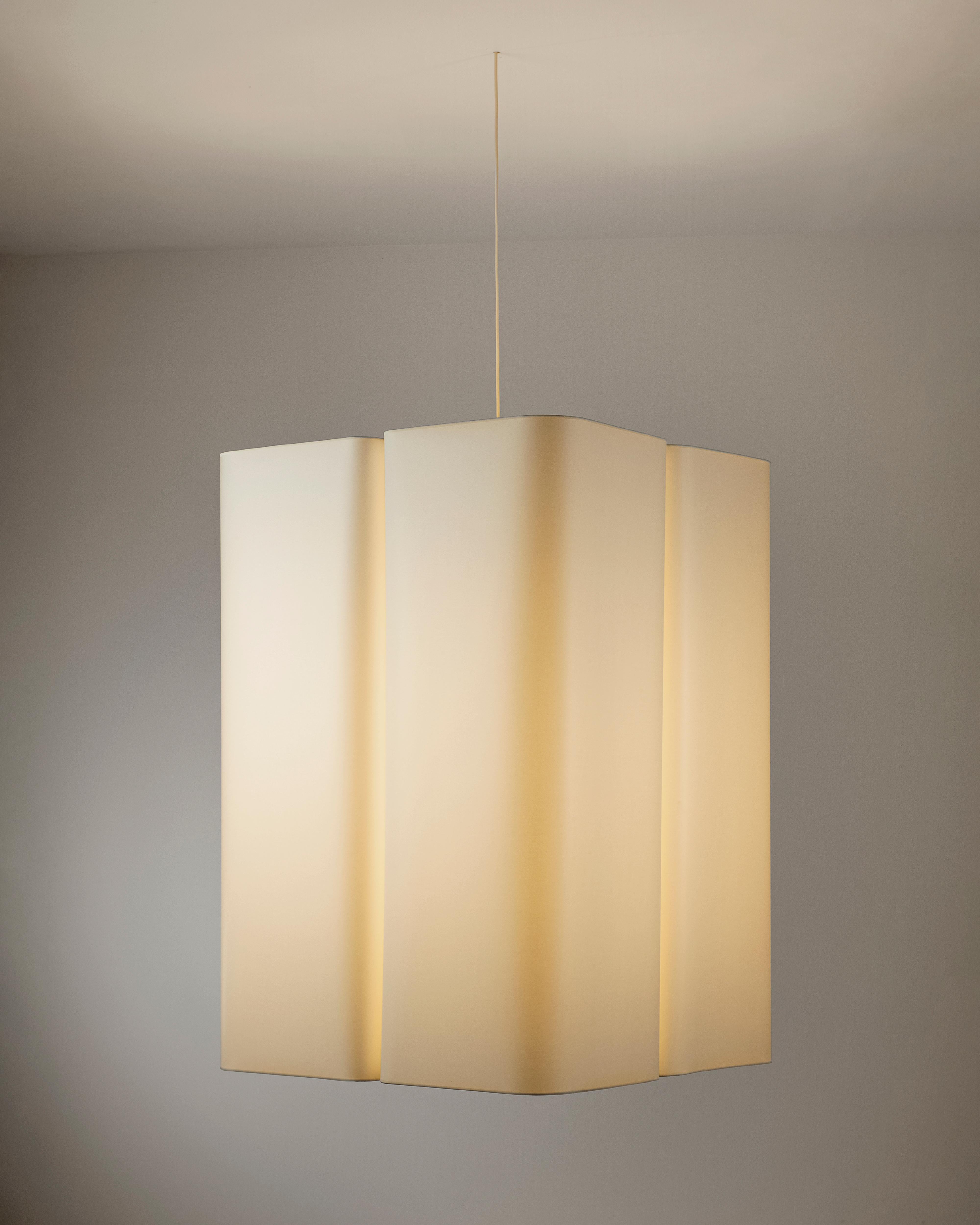 Mid-Century 1974 Vintage Michel Boyer Brasilia-Kronleuchter, Vintage (Ende des 20. Jahrhunderts) im Angebot