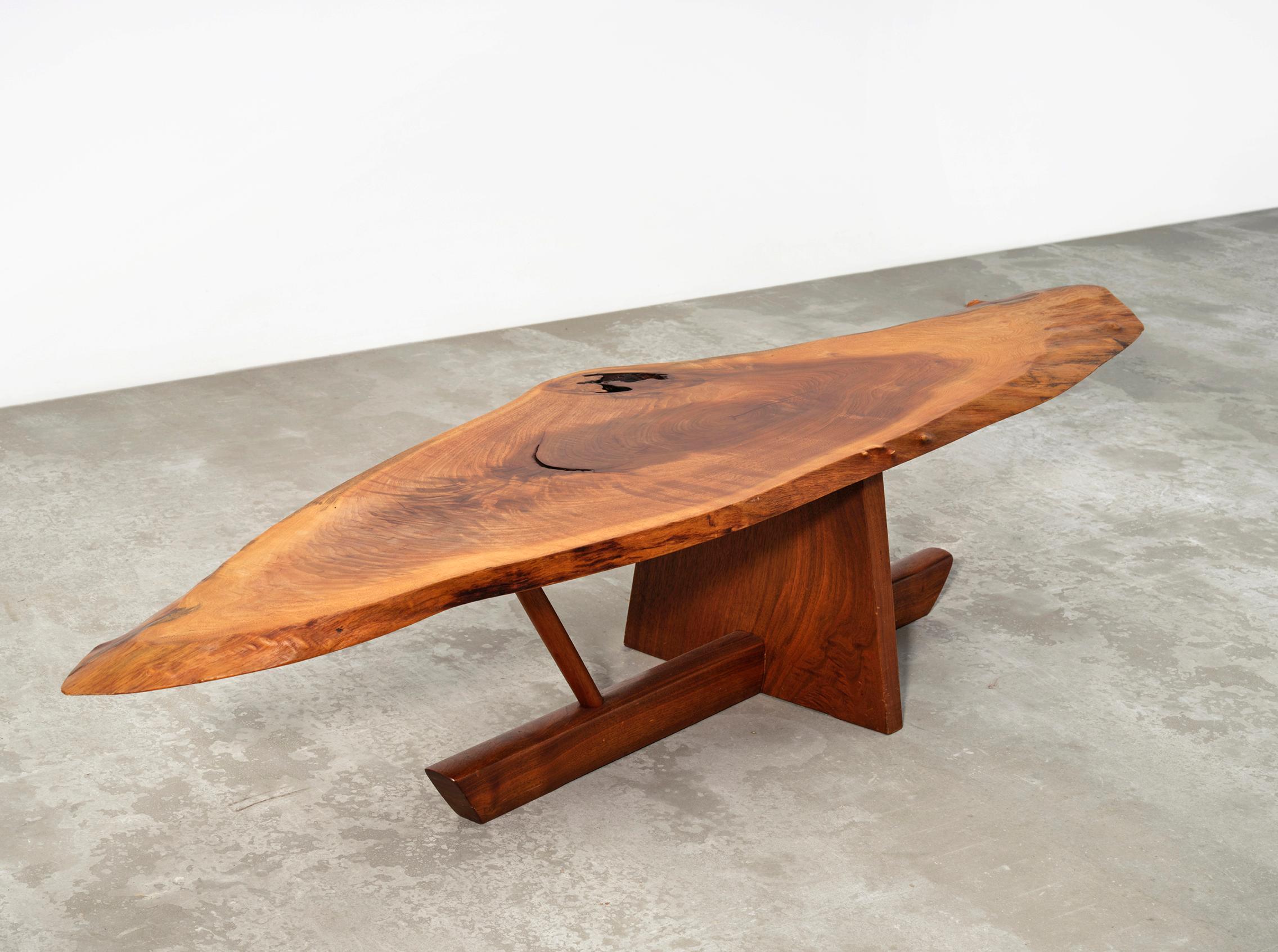 Mid-Century 1980 Vintage George Nakashima Minguren II Couchtisch, Vintage im Zustand „Gut“ im Angebot in London, GB