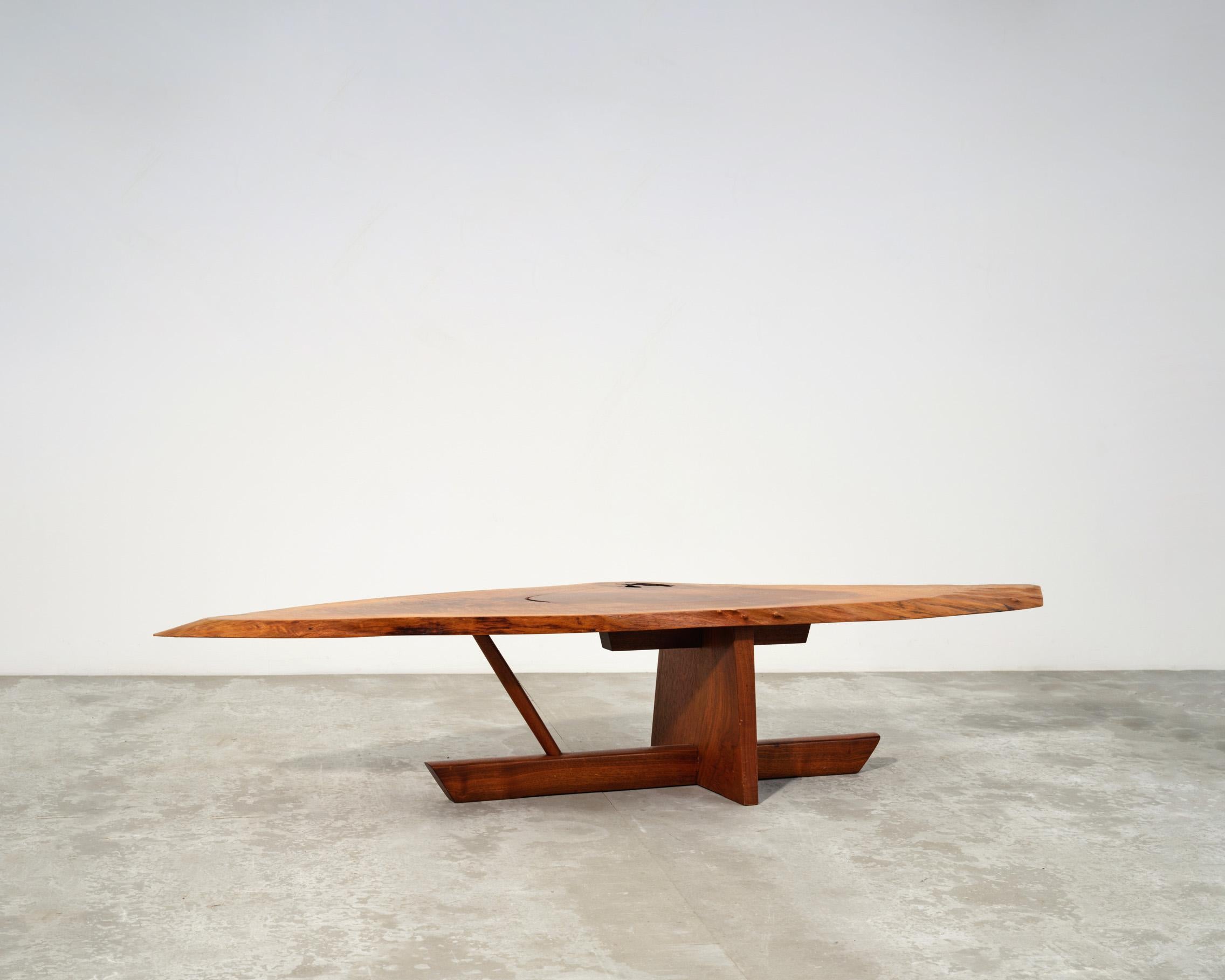 Mid-Century 1980 Vintage George Nakashima Minguren II Couchtisch, Vintage im Angebot 1