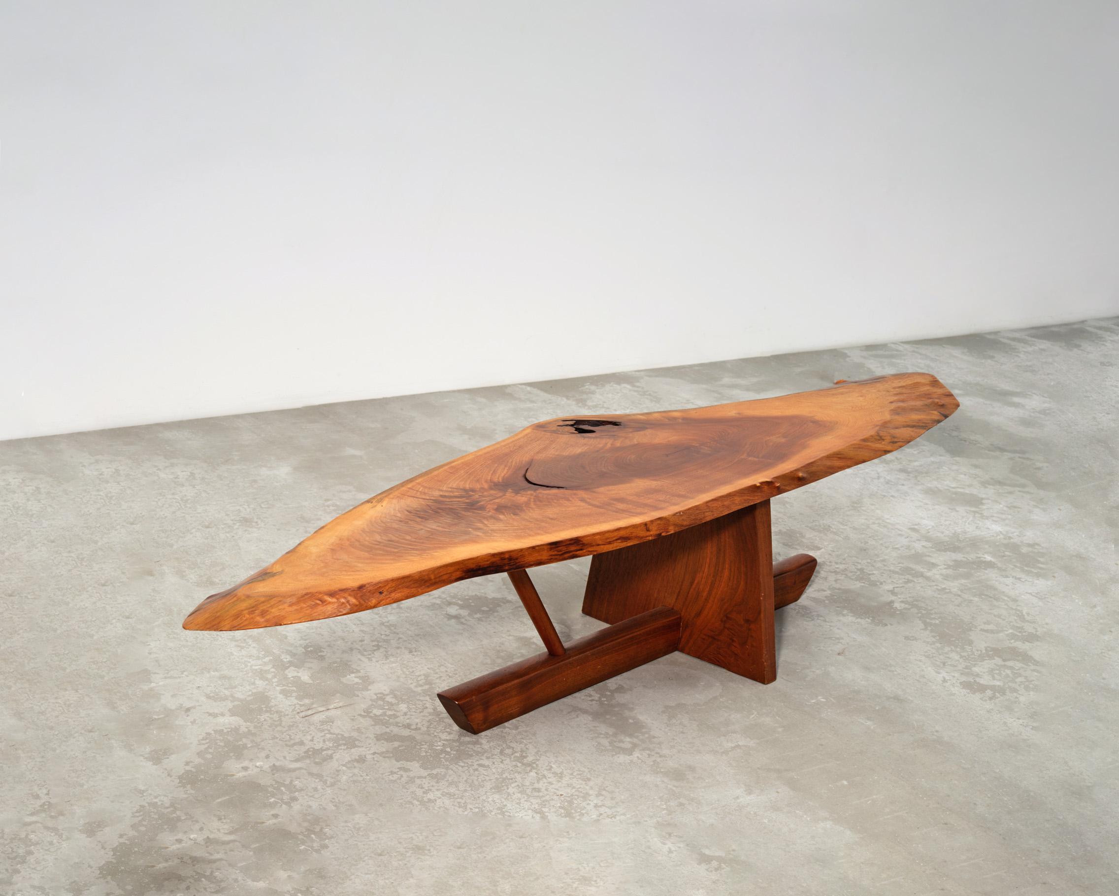 Mid-Century 1980 Vintage George Nakashima Minguren II Couchtisch, Vintage im Angebot 2