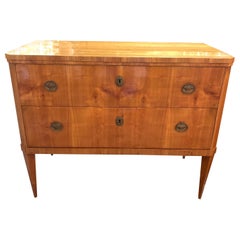 Mid-19th Century Austrian Biedermeier Walnut Chest