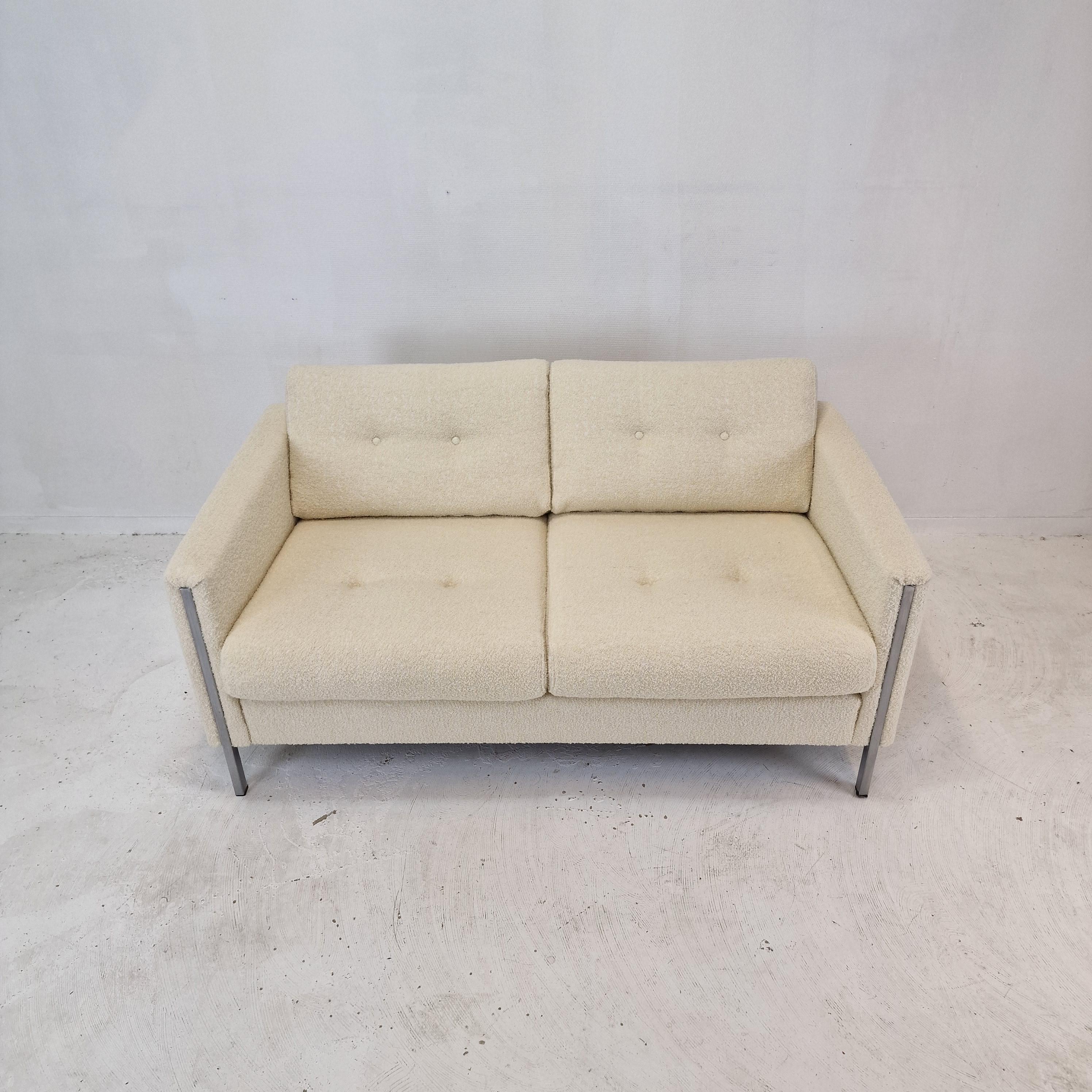 Woven Midcentury 2-Seat Model 442 Sofa by Pierre Paulin for Artifort, 1960s For Sale