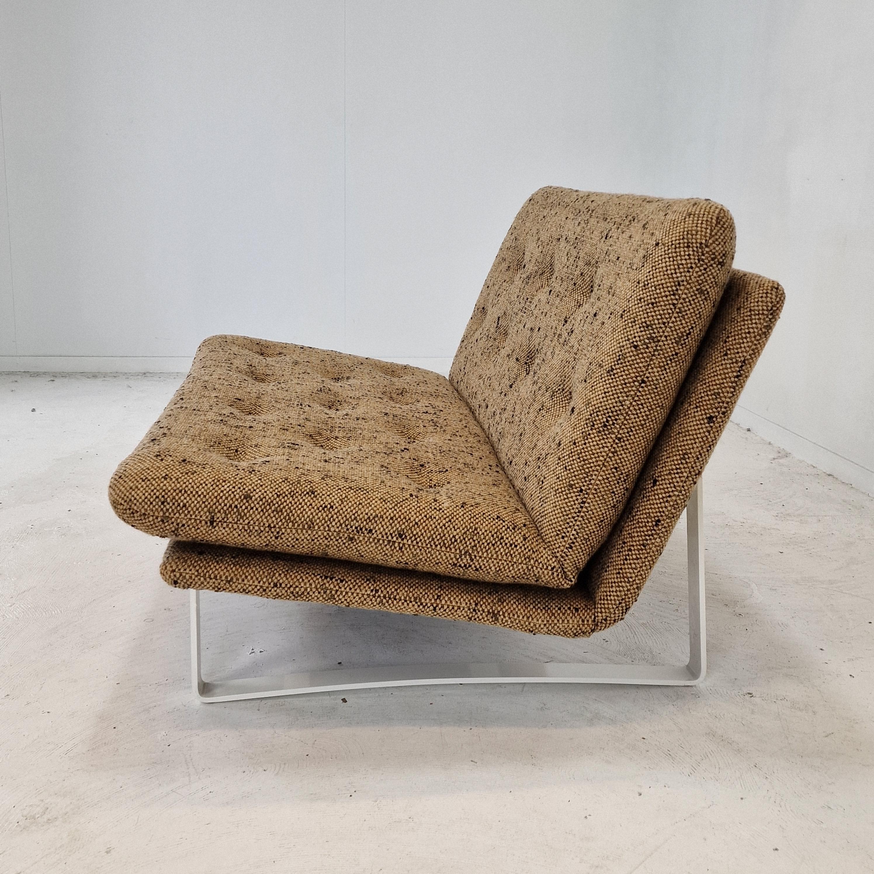 2-Sitz-Sofa aus der Mitte des Jahrhunderts von Kho Liang Ie für Artifort, 1960er Jahre (Metall) im Angebot