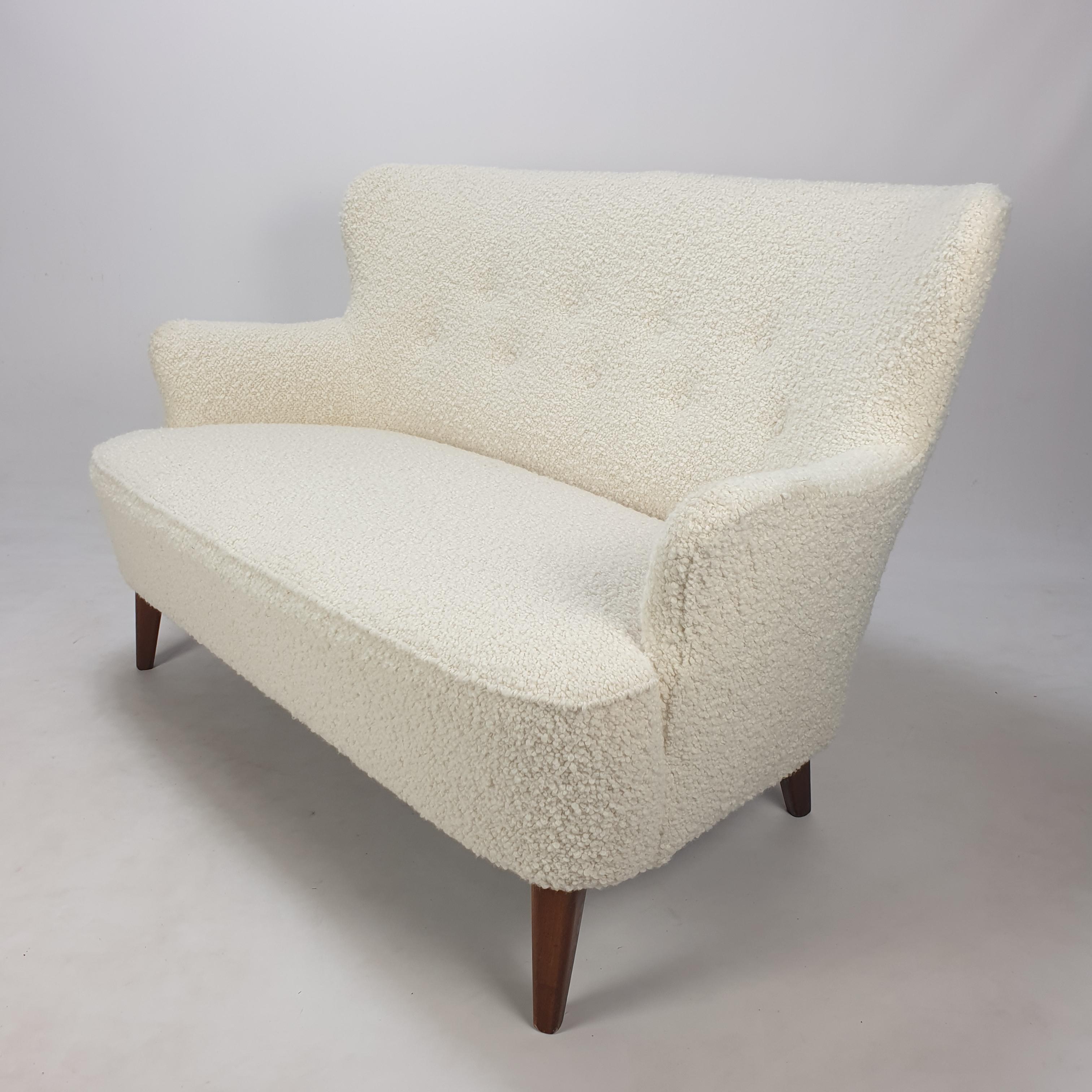 Mid Century 2-Seat Sofa by Theo Ruth for Artifort, 1950s For Sale 3