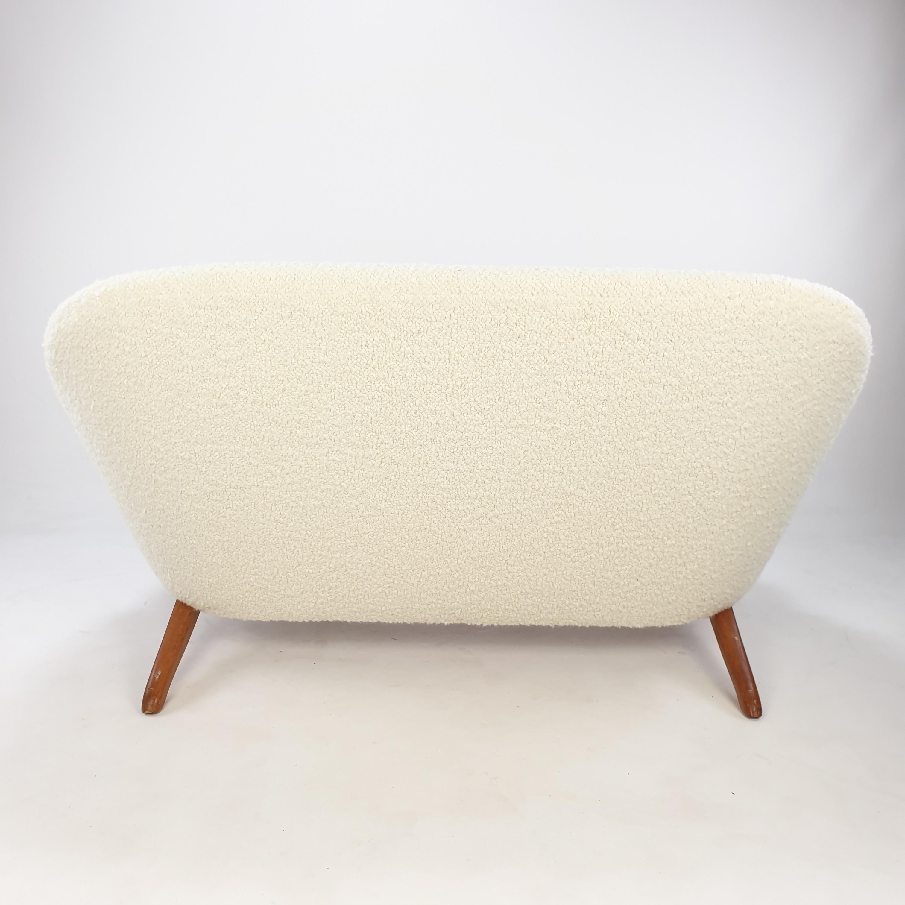 Mid Century 2-Seat Sofa by Theo Ruth for Artifort, 1950s 4
