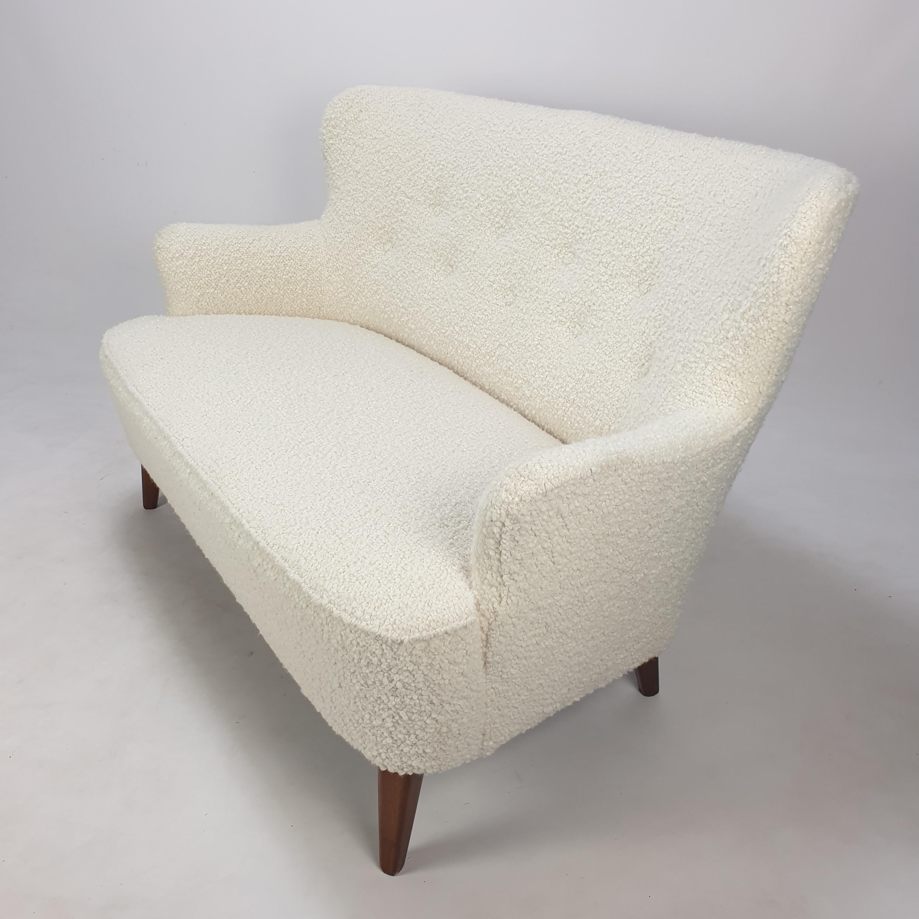 Mid Century 2-Seat Sofa by Theo Ruth for Artifort, 1950s For Sale 5