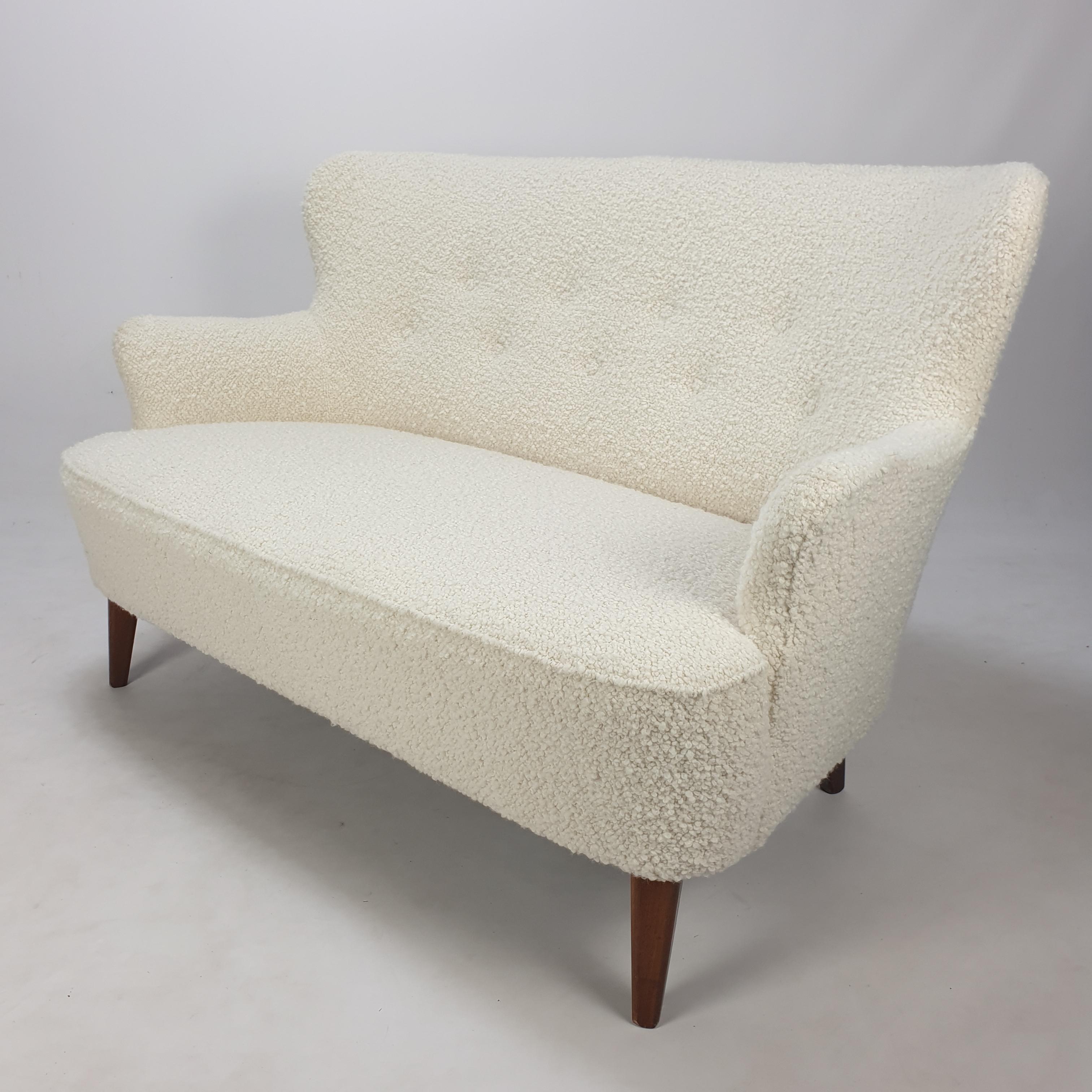 Mid Century 2-Seat Sofa by Theo Ruth for Artifort, 1950s For Sale 6