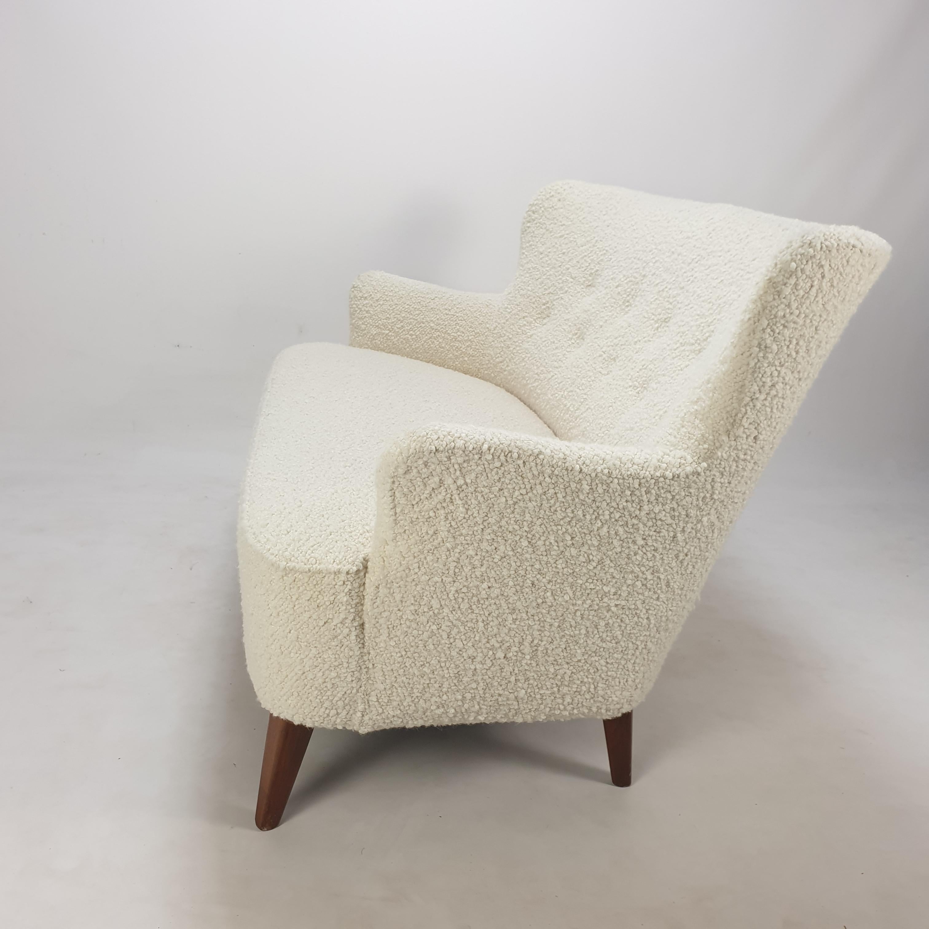 Mid Century 2-Seat Sofa by Theo Ruth for Artifort, 1950s For Sale 7