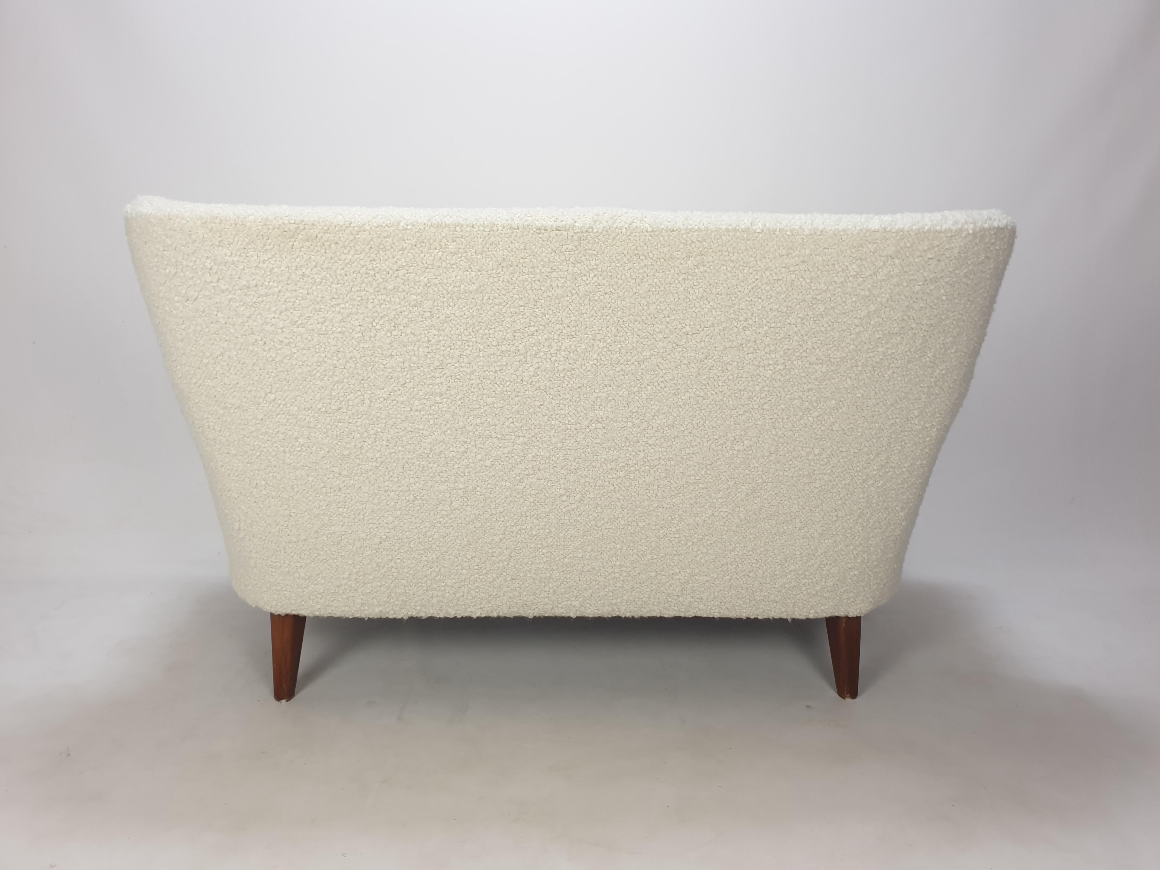 Mid Century 2-Seat Sofa by Theo Ruth for Artifort, 1950s For Sale 8